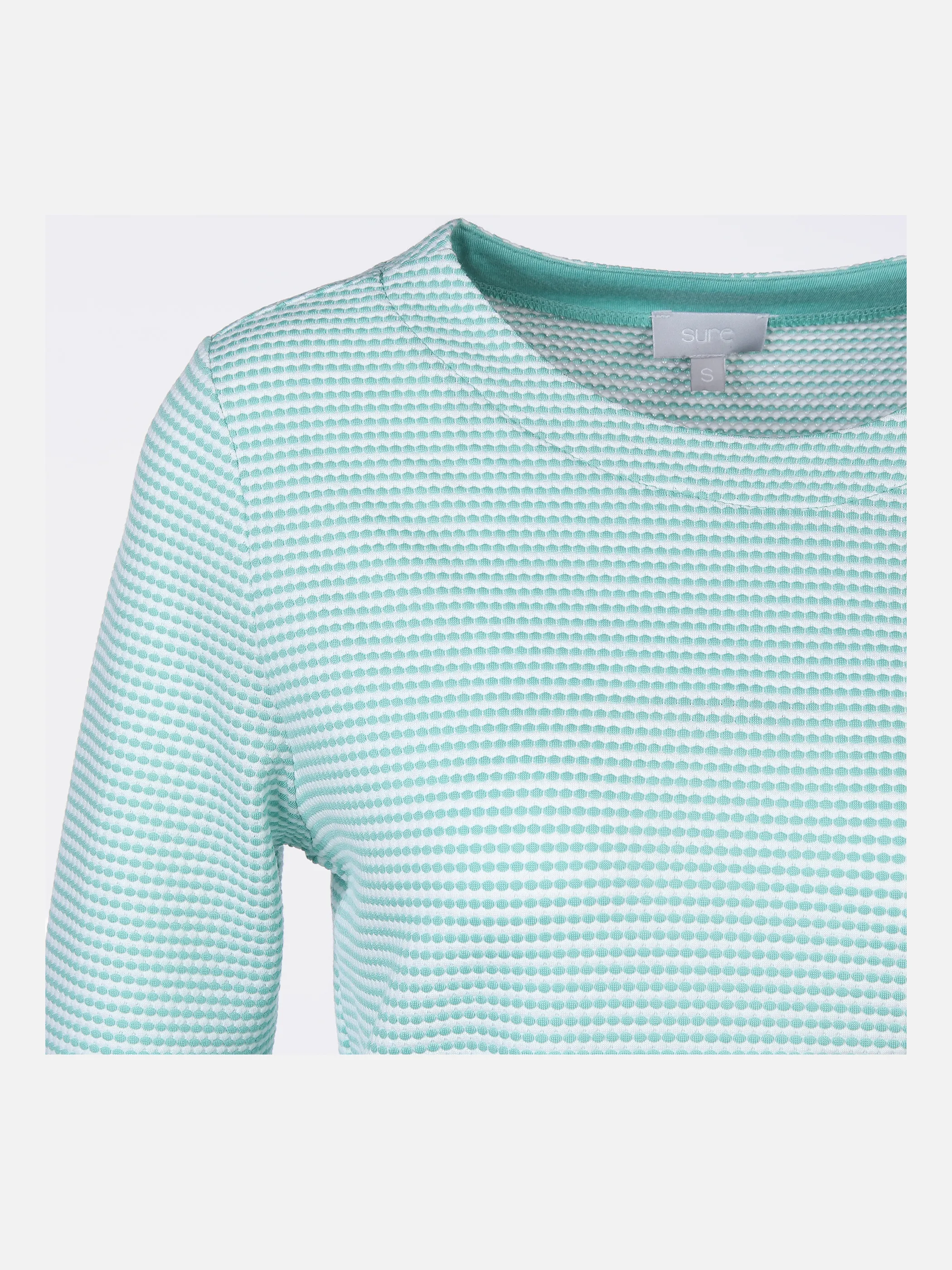 Sure Da-Struktur-Sweatshirt 3/4 Arm Weiß 864399 OFFW./LAGO 3 Sure Da-Struktur-Sweatshirt 3/4 Arm Weiß 864399 OFFW./LAGO 3