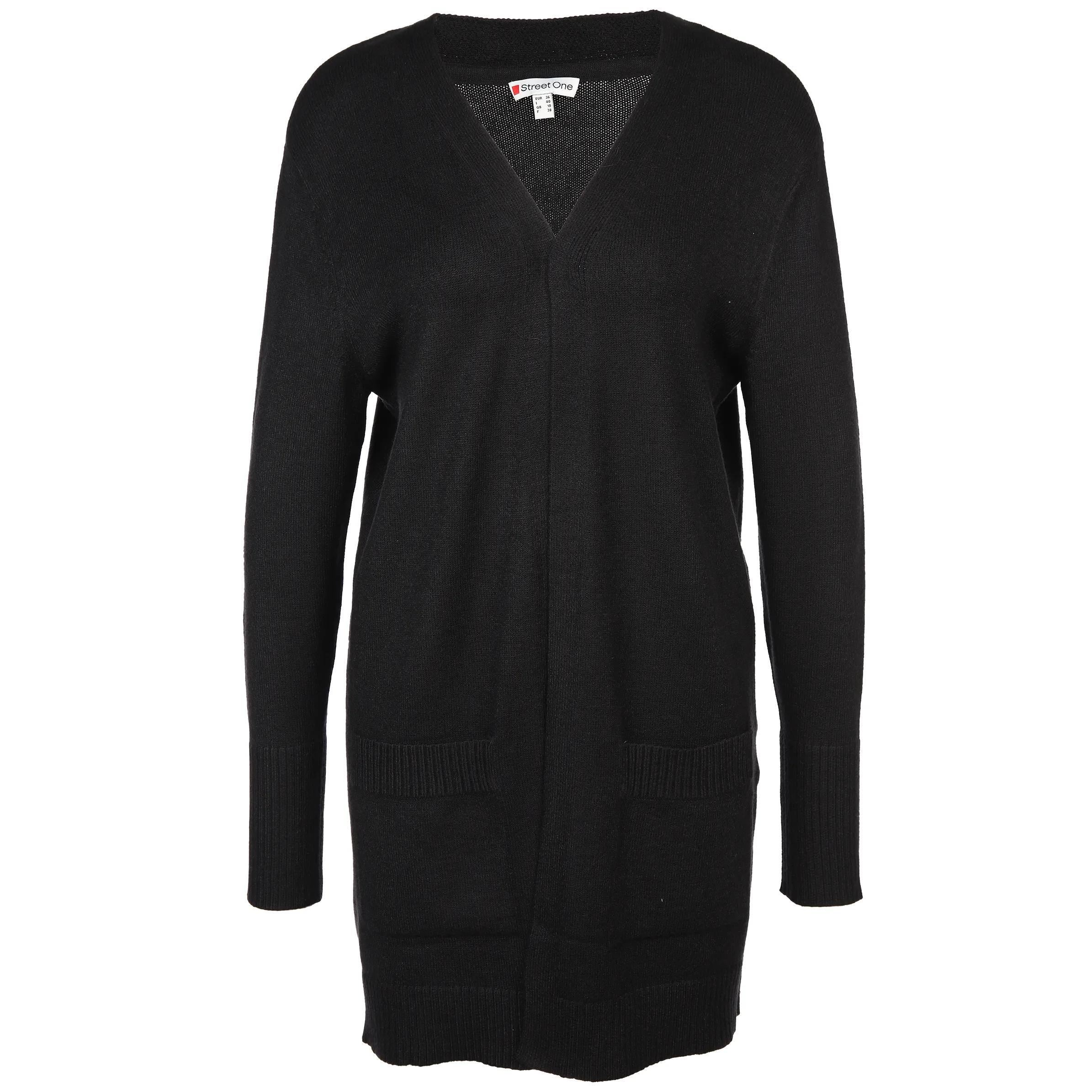 Street One A253610 LTD QR basic cardi with pocket Schwarz 883185 10001 1 Street One A253610 LTD QR basic cardi with pocket Schwarz 883185 10001 1