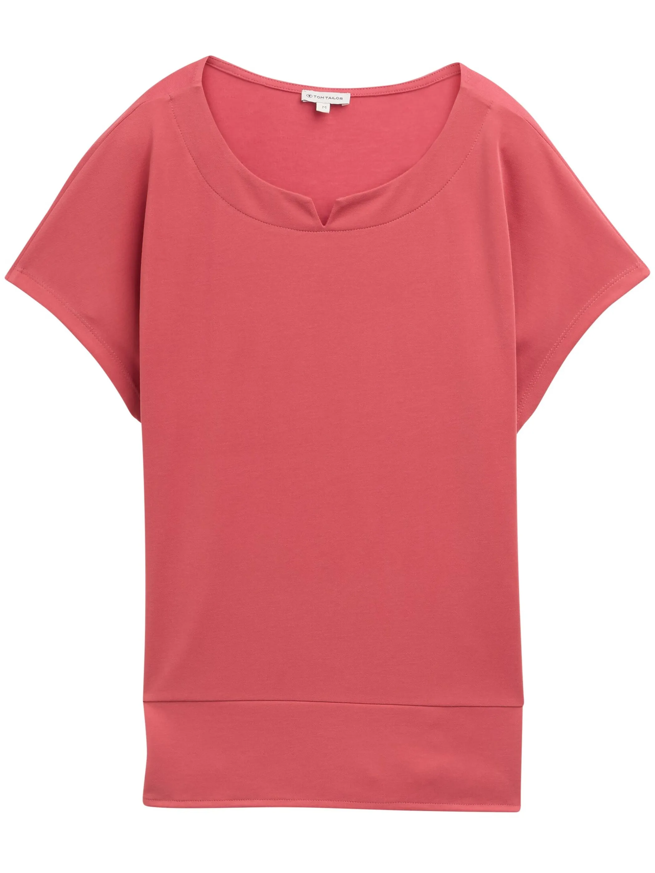 Tom Tailor 1040547 NOS T-shirt fabric mix crew neck Rot 890601 11016 1 Tom Tailor 1040547 NOS T-shirt fabric mix crew neck Rot 890601 11016 1