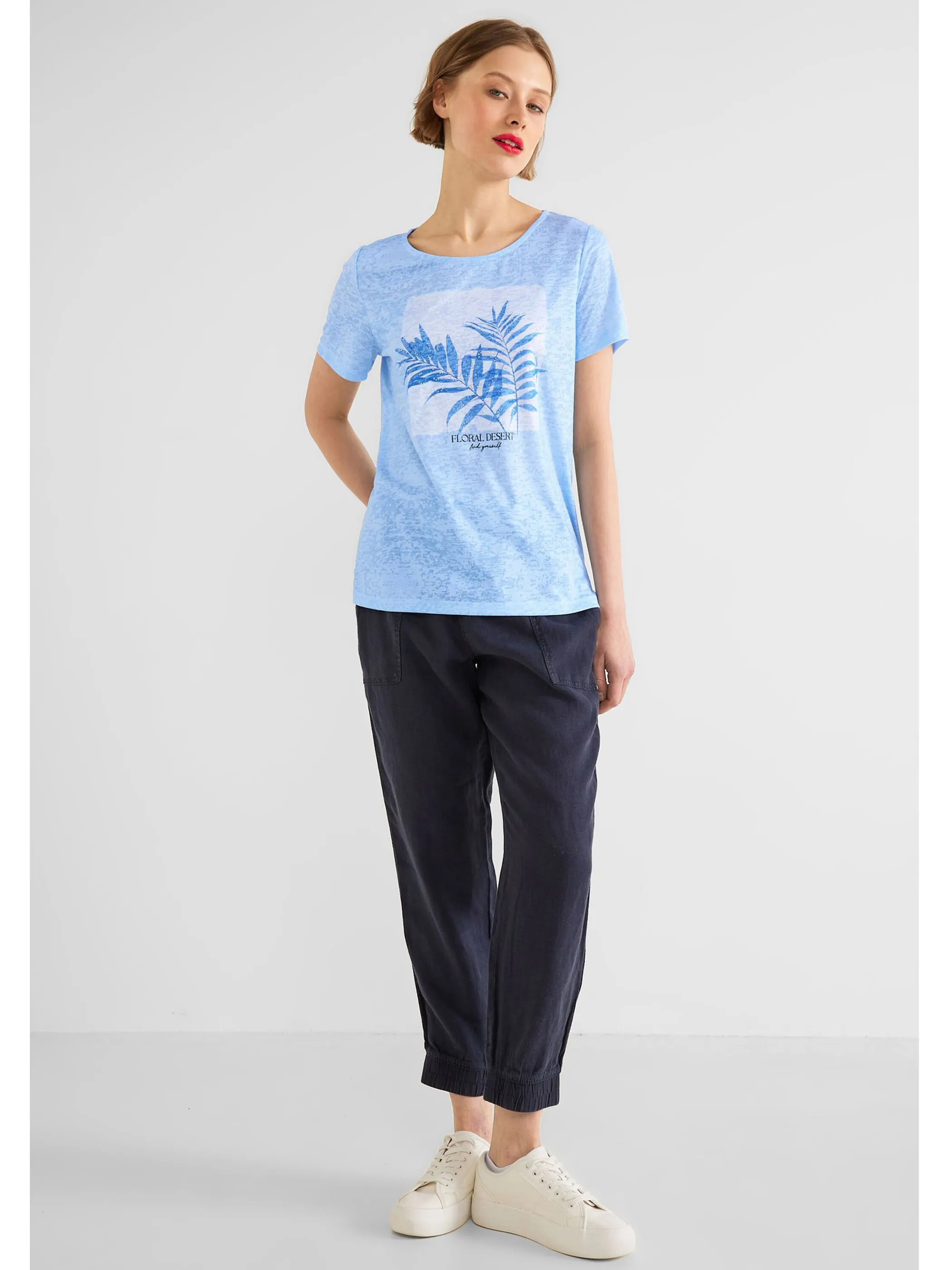Street One A320072 burn dessin part print Blau 884738 34865 4