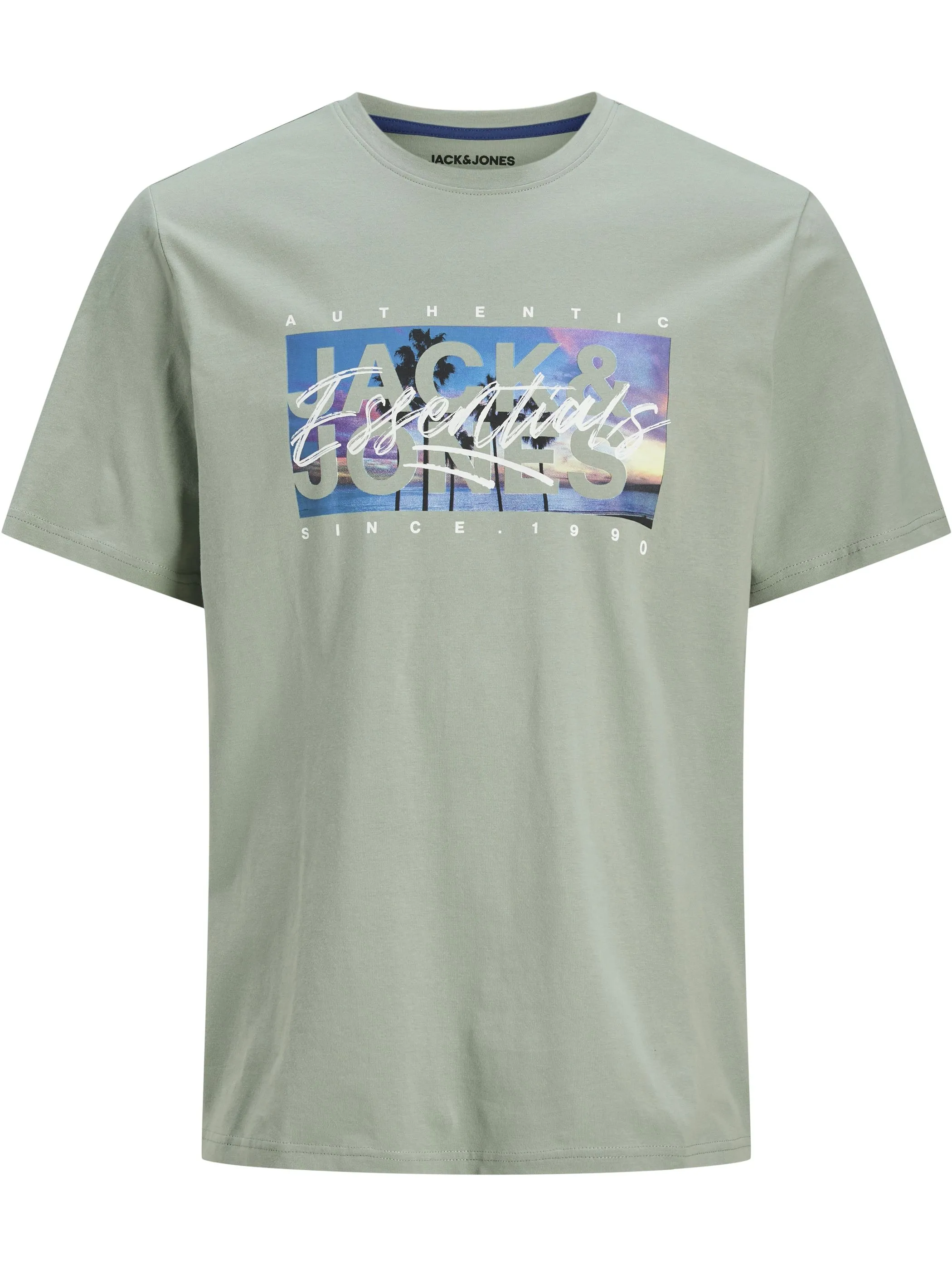Jack Jones 12268438 JJCOLTON PHOTOPRINT T Grün 904466 176366 1