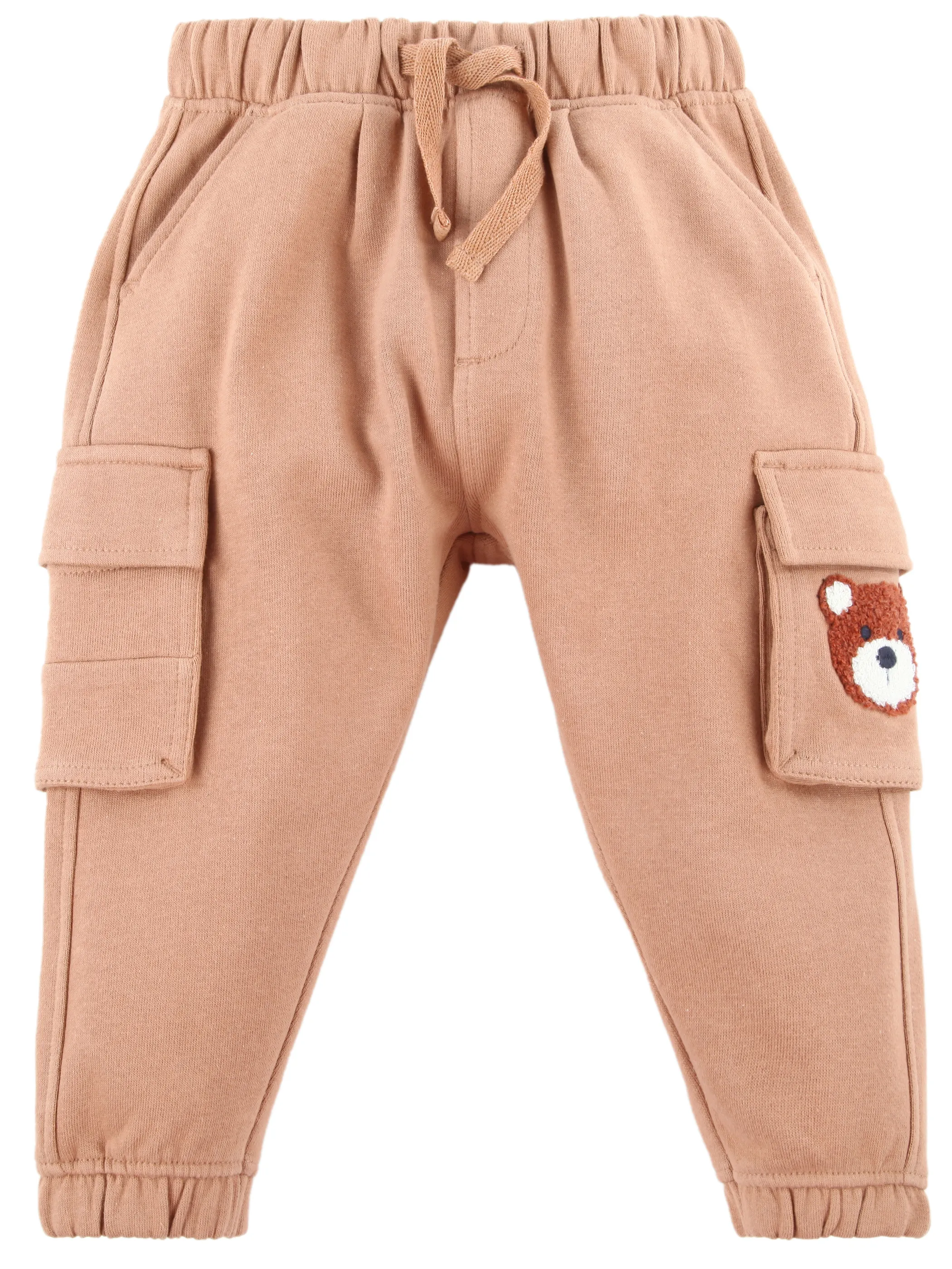 Bubble Gum BJ Hose in mit Teddy Print am linken Bein in braun Braun 915232 BRAUN 1