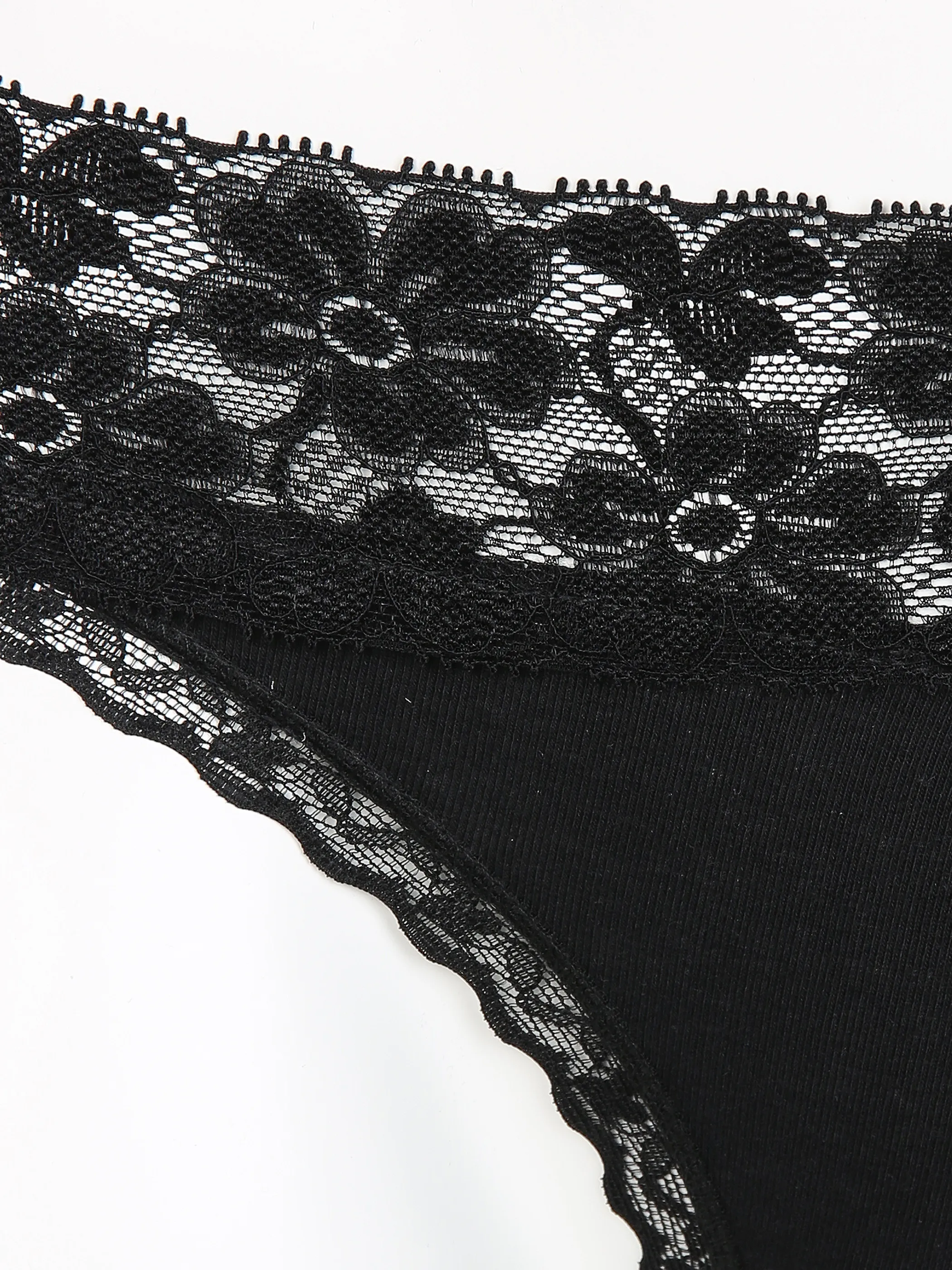 Sure Da-Tanga mit Spitze 2er Pack Schwarz 853313 SCHWARZ 3 Sure Da-Tanga mit Spitze 2er Pack Schwarz 853313 SCHWARZ 3