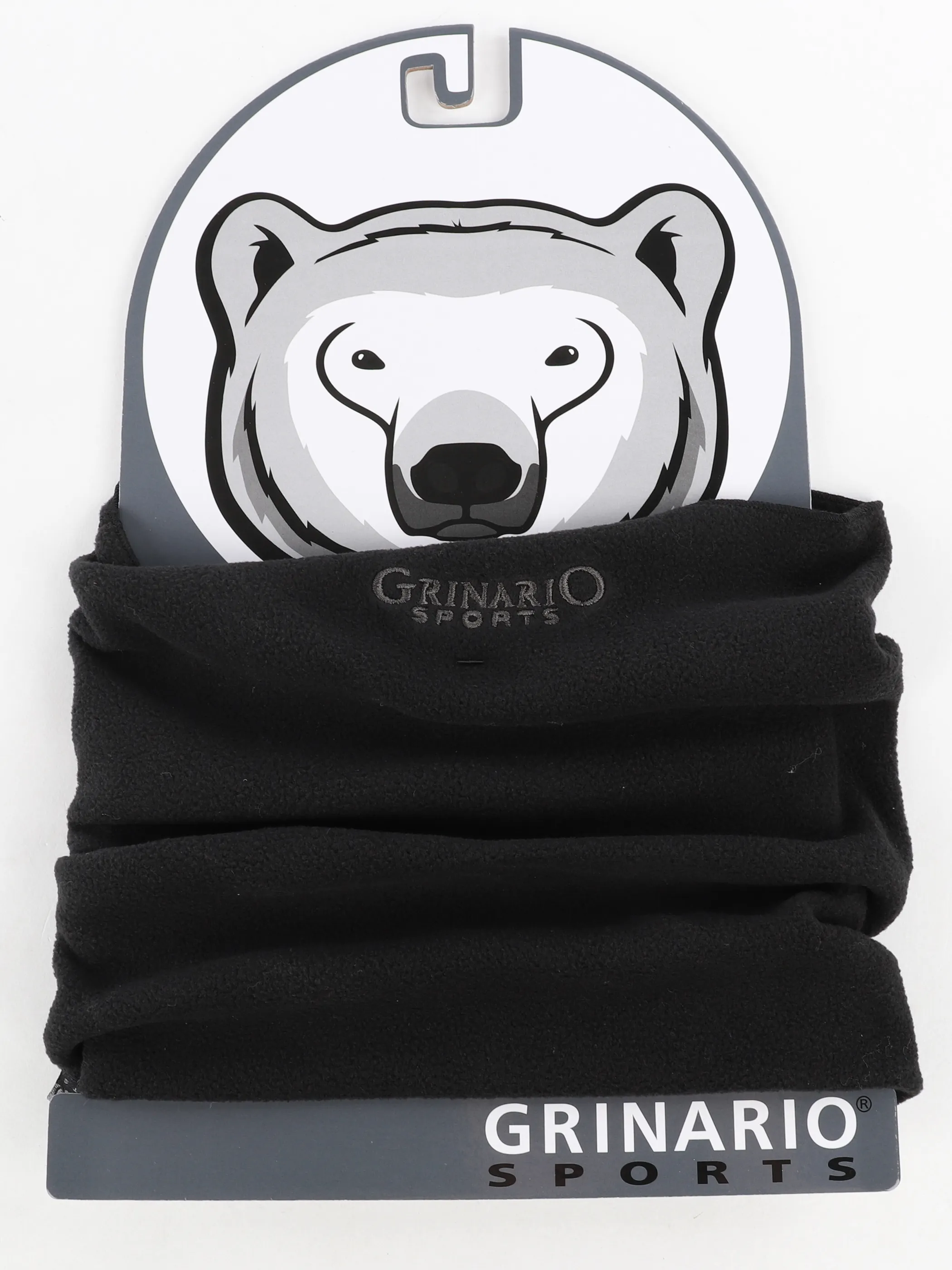 Grinario Sports Erw-Fleeceschal Schwarz 916698 BLACK 3