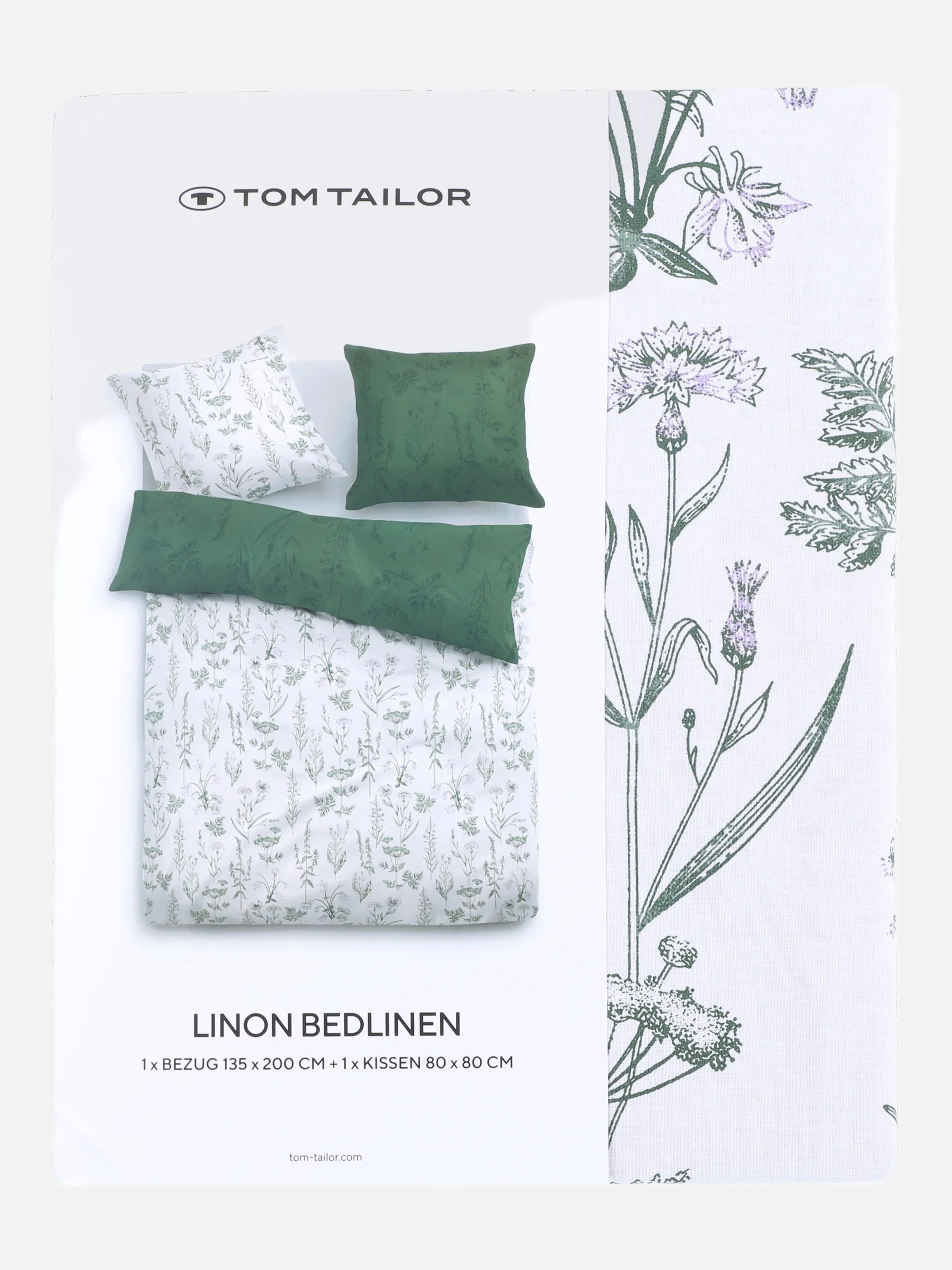 Tom Tailor Wendebettwäsche Isabella Renfo Weiß 880396 WEIß/GRÜN 2 Tom Tailor Wendebettwäsche Isabella Renfo Weiß 880396 WEIß/GRÜN 2