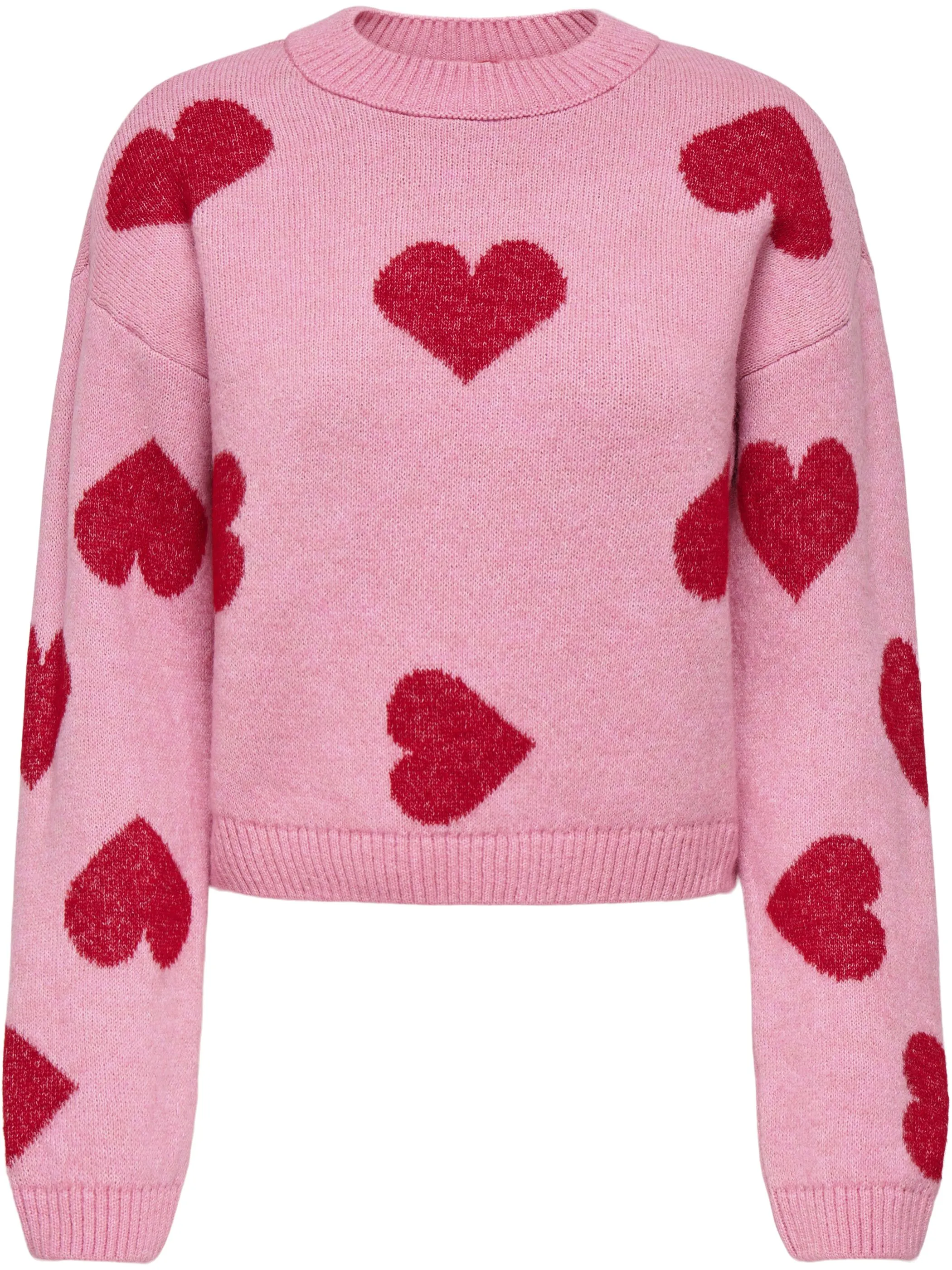 Only 15359168 ONLHAPPIE LS PULLOVER Rosa 920969 284475007 1