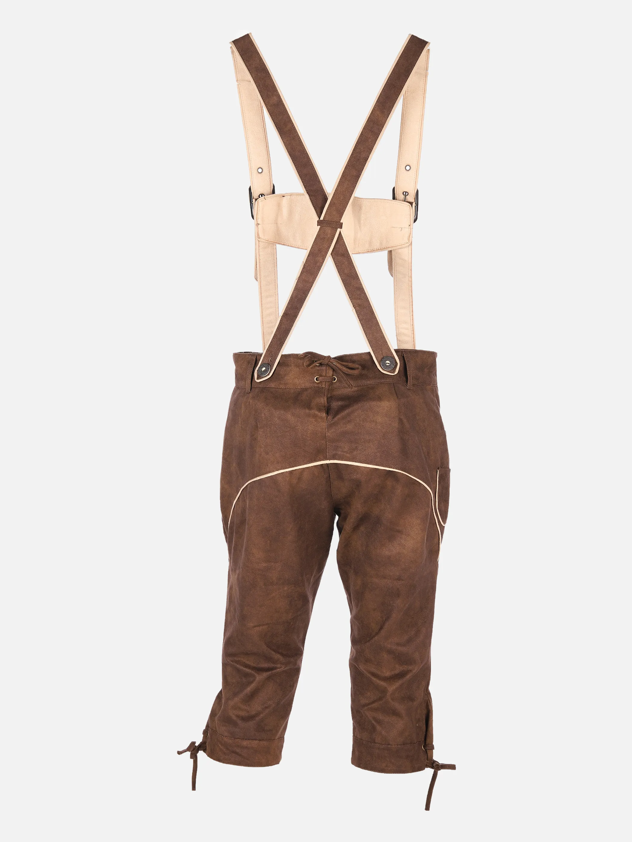 Sonnenalp He. PU-Trachtenhose 3/4 antik Braun 822821 BRAUN 2
