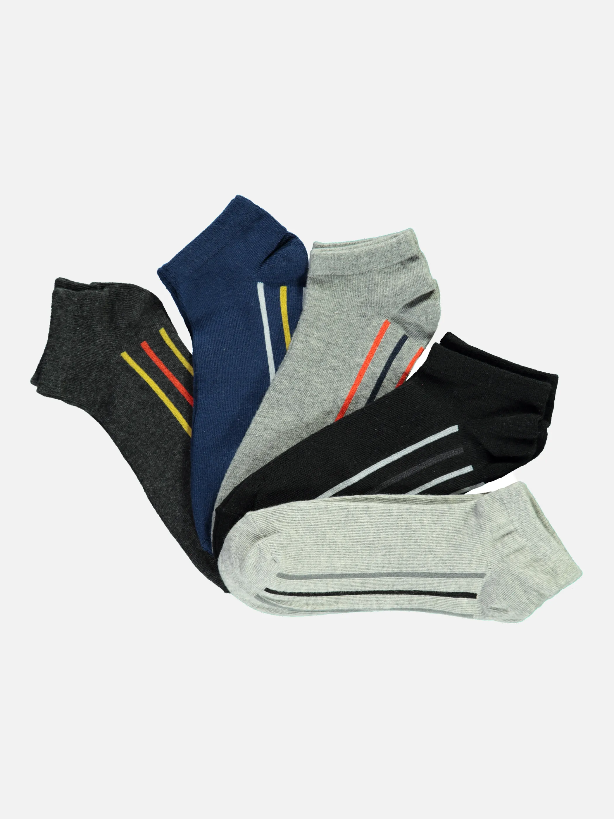 Marcel Battiston He-Sneaker 5e Pack Weiß 831996 SCHWARZ/BL 1