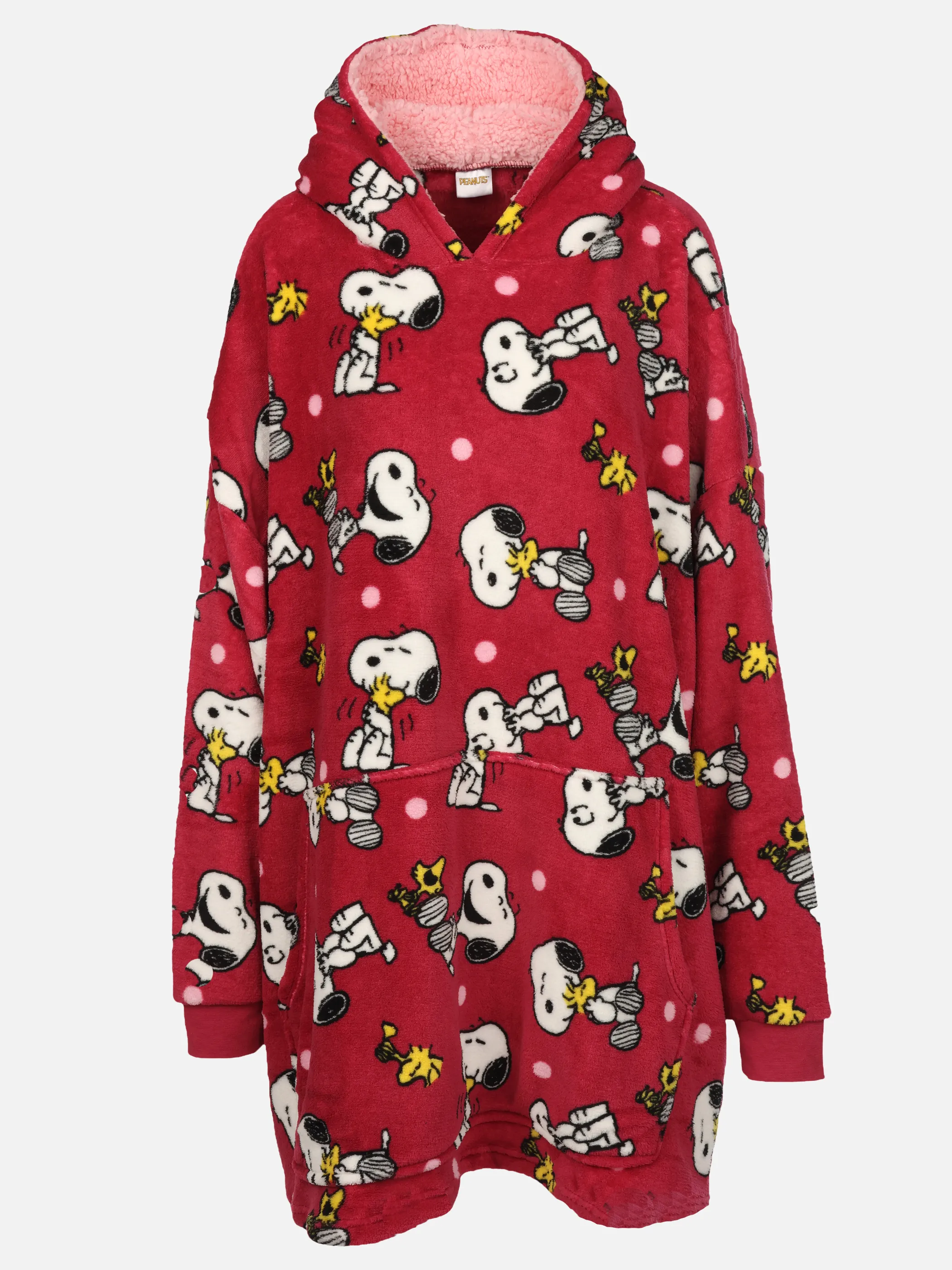 Snoopy Damen Oversize Cozy Hoodie Sno Schwarz 916566 SCHWARZ 1