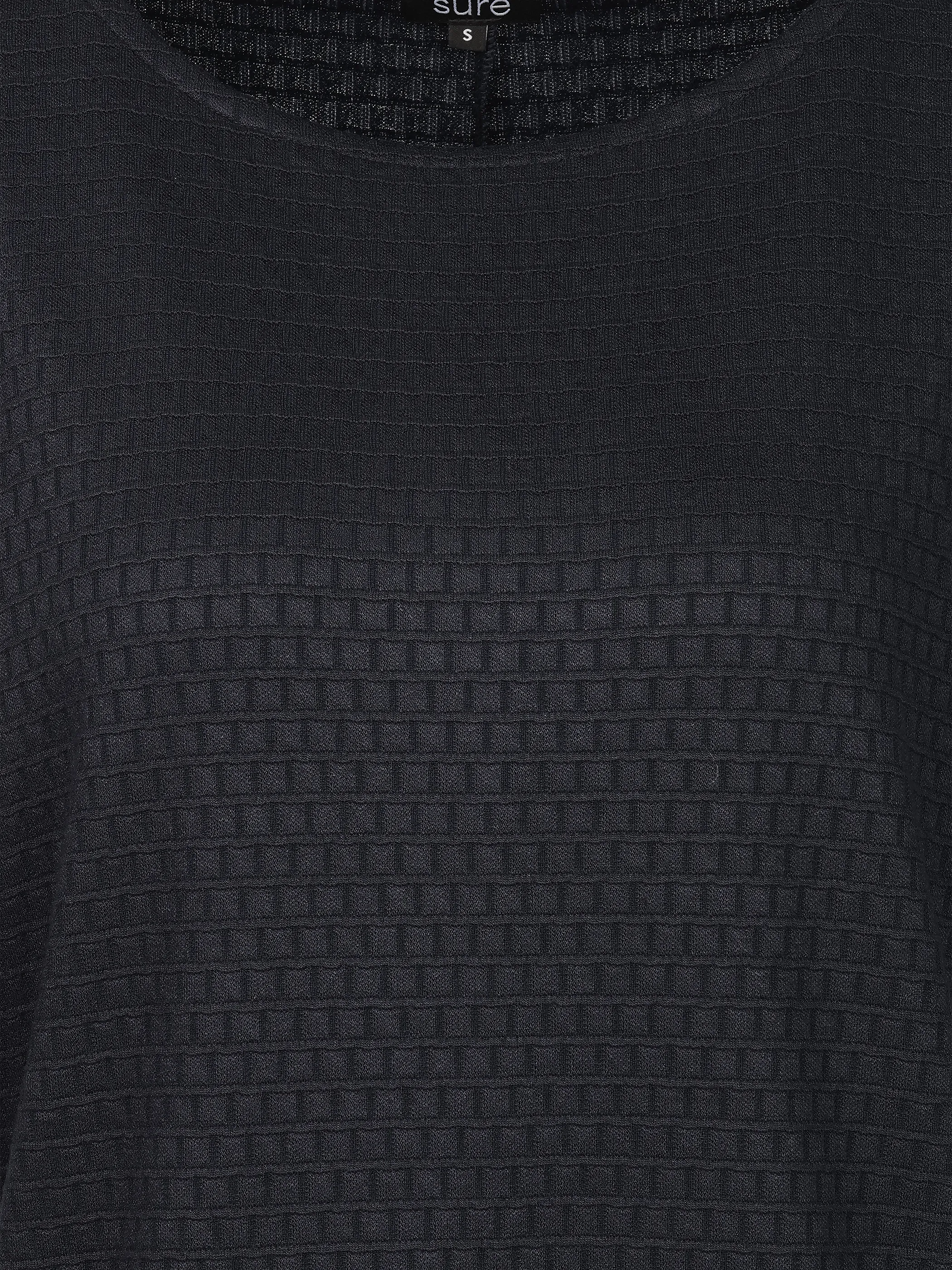 Sure Da-Jacquard-T-Shirt Blau 922069 SAPHIRE 3