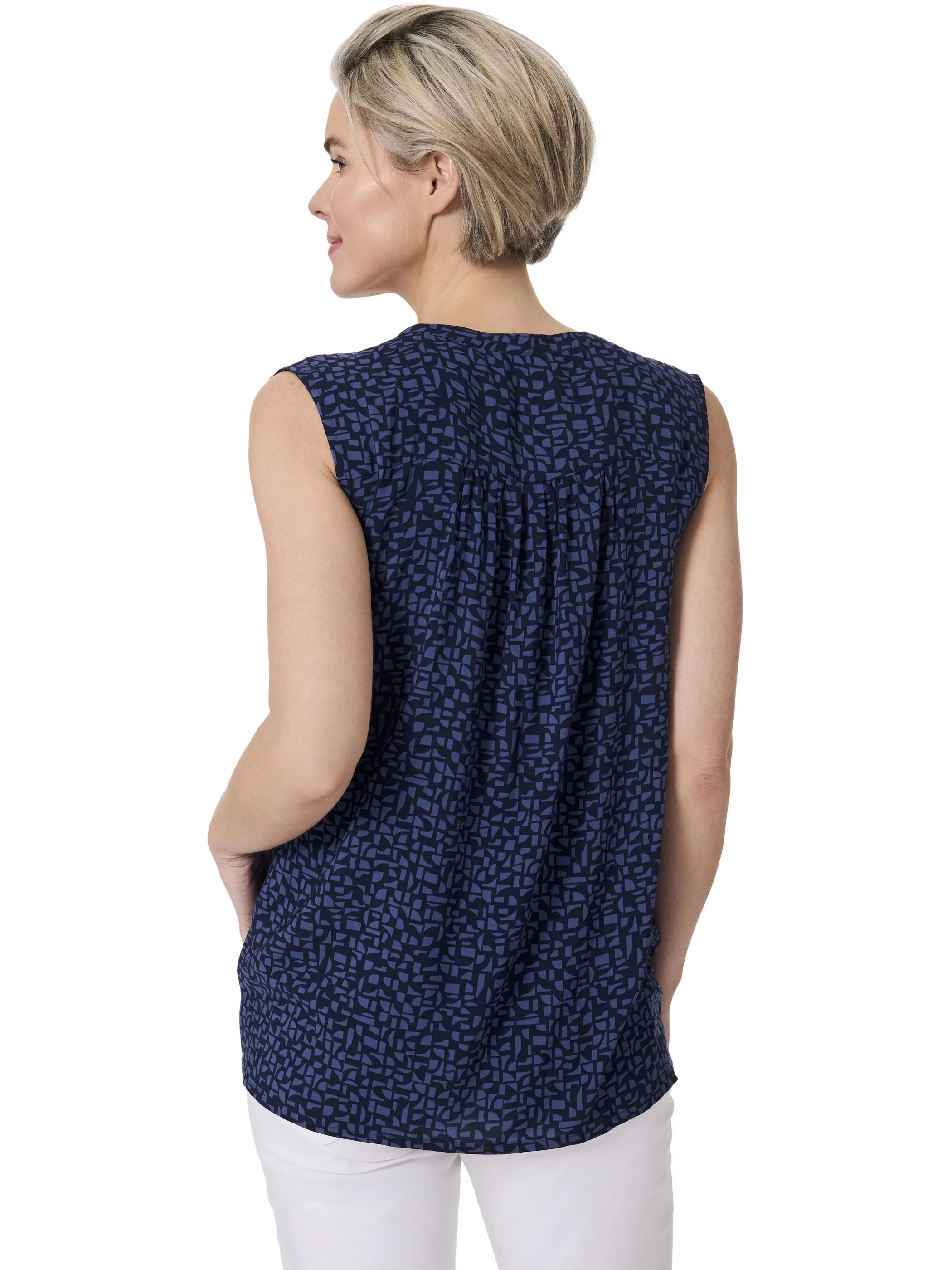 Stooker DOB 08580000009113 Da. Bluse/Hemd, Marine 911322 9113 2