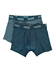 Zweierpack Boxershorts mit elastischem Bund und Farbakzenten
