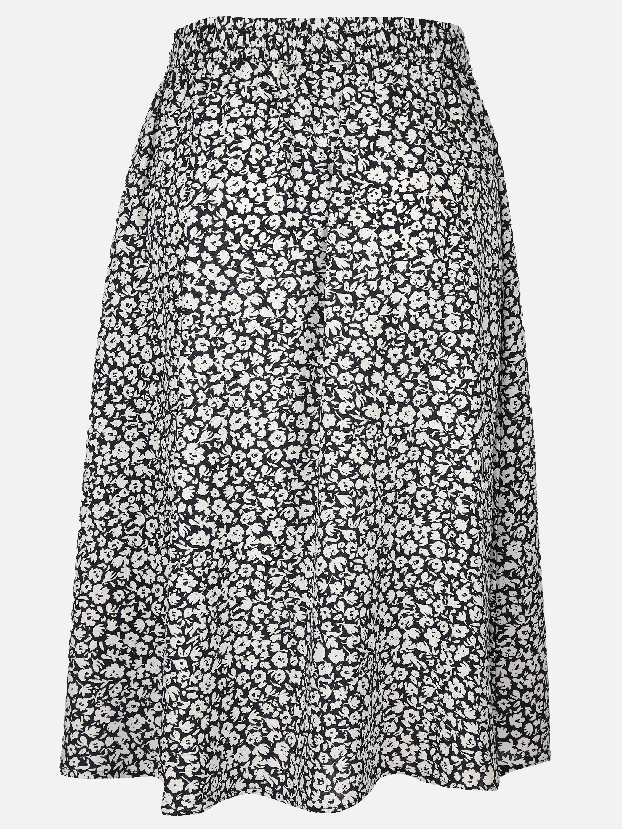 Sure Da-Viscose-Rock m. Print Marine 894564 FLOWERNAVY 2