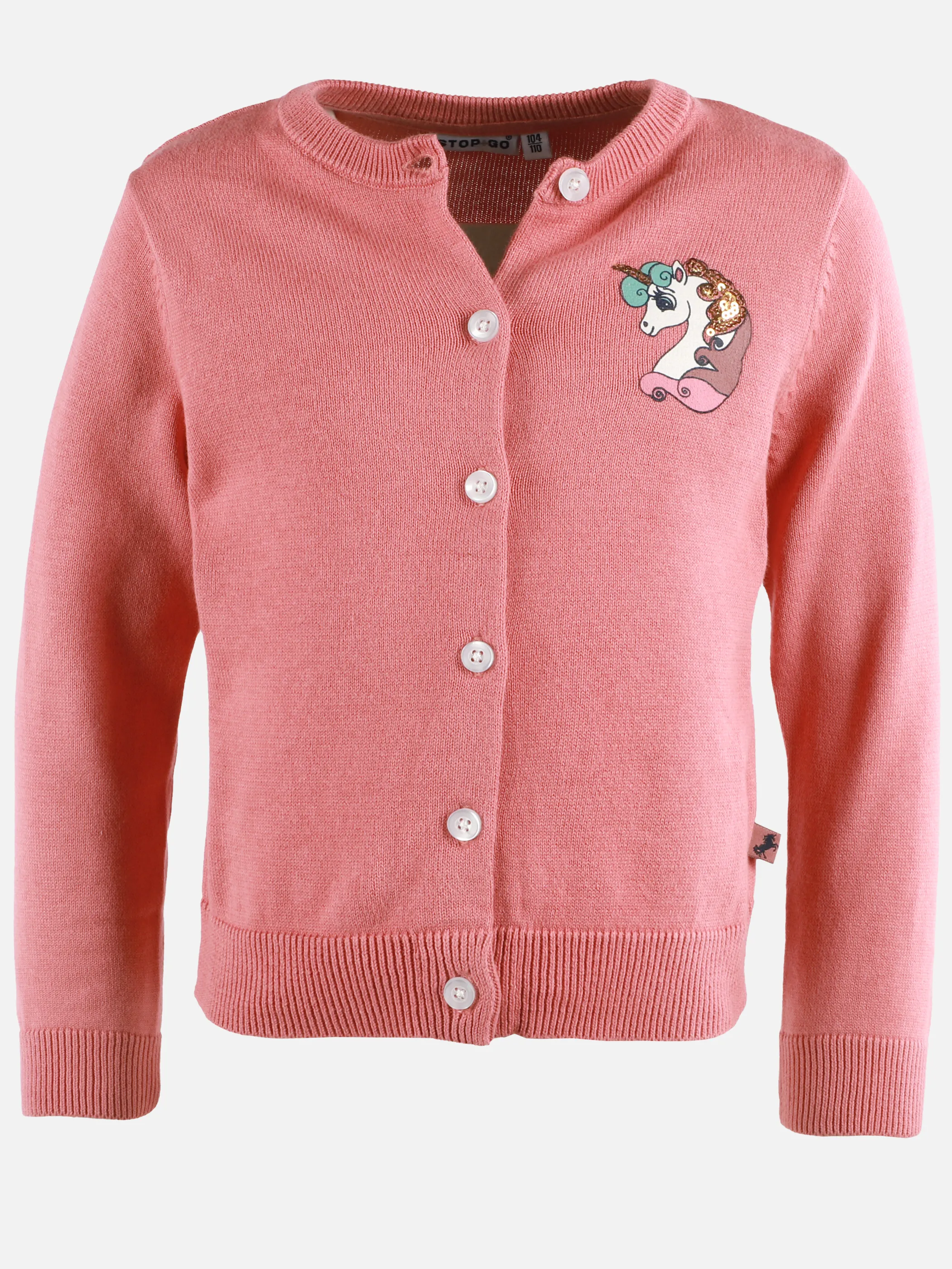 Stop + Go KM Cardigan mit Einhornprint in rosa Rosa 900237 ROSA 1