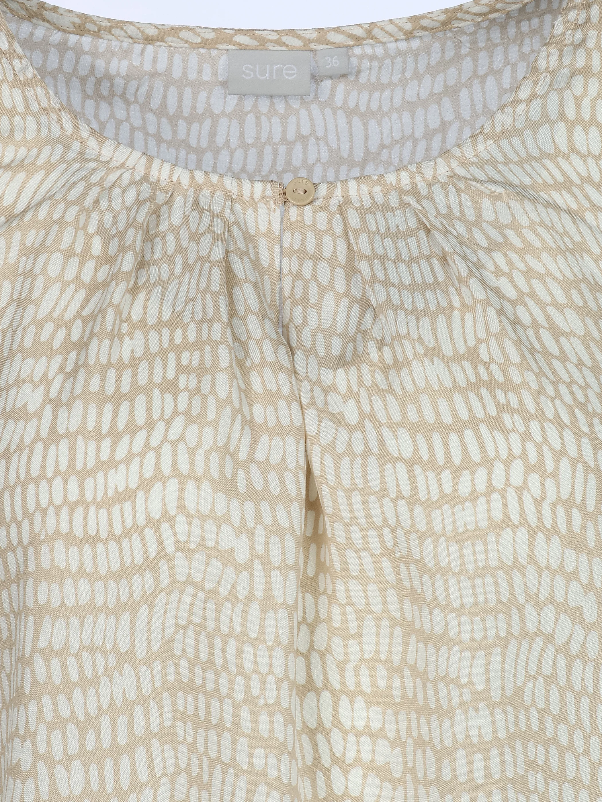 Sure Da-Blusen-Top Beige 922828 BEIGE 3