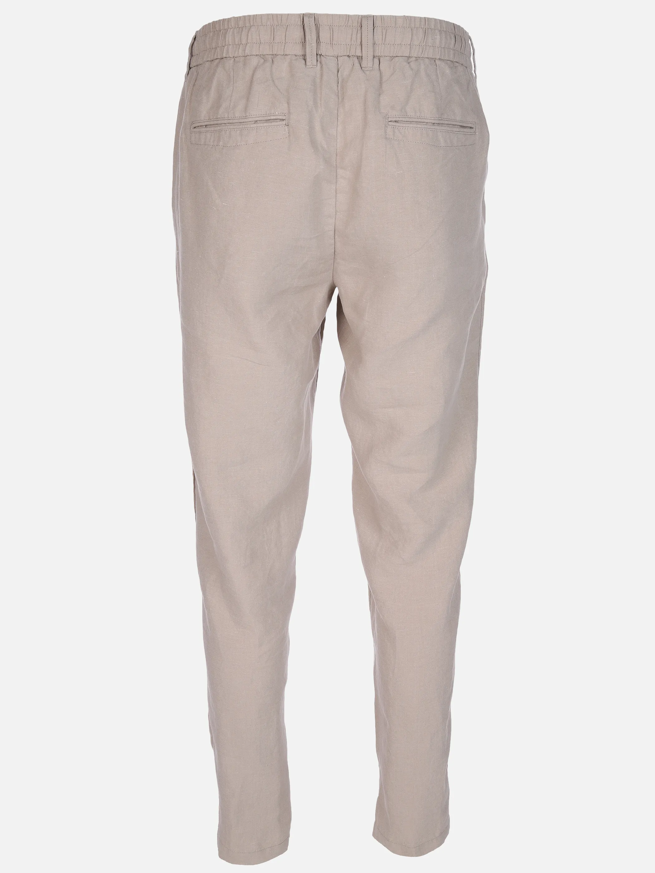 Jim Spencer He. Leinenhose Relax Grau 891011 STONE 2