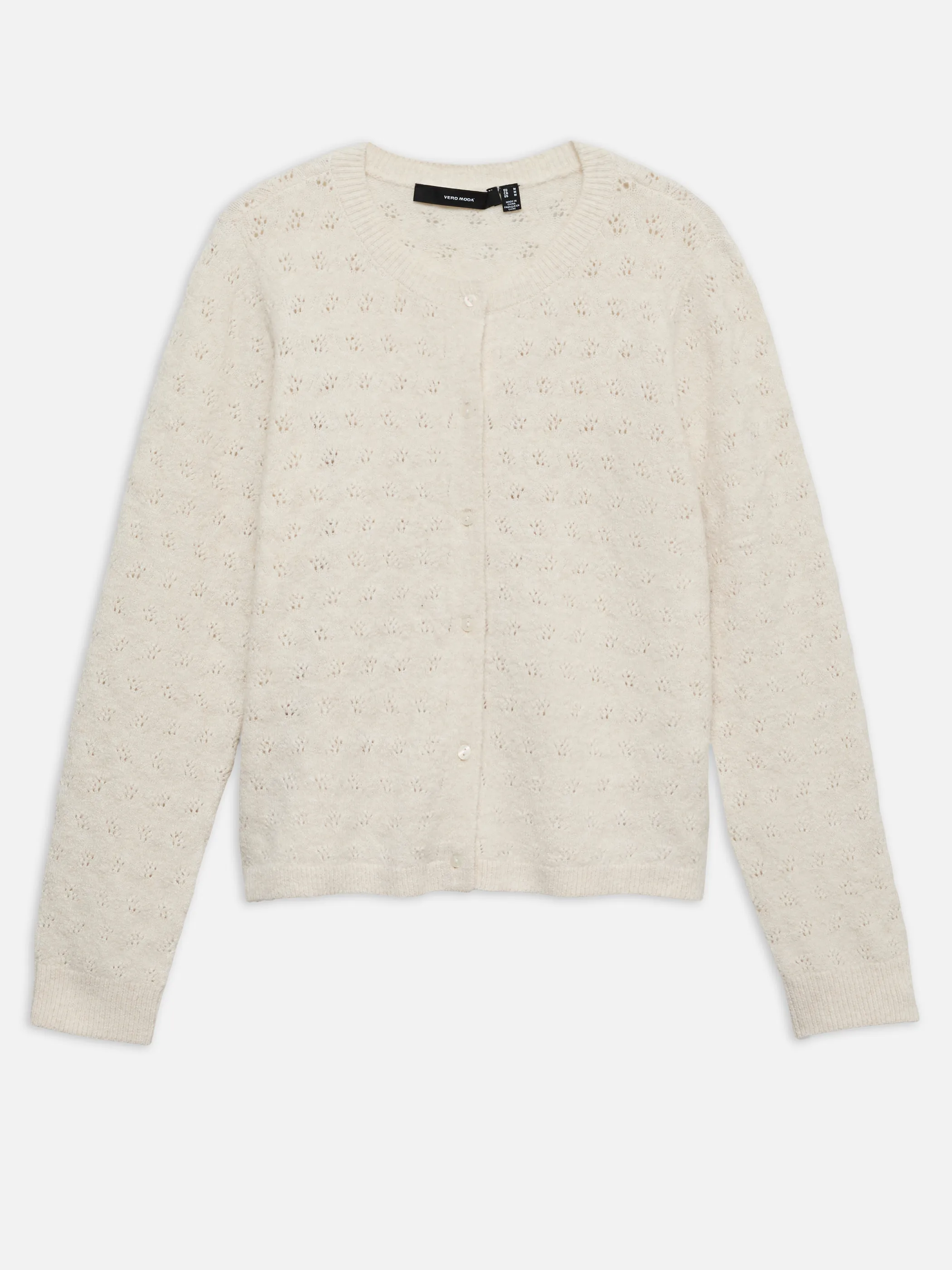 Vero Moda 10347930 VMDOFFY STITCH LS O-N Weiß 929209 222913001 4