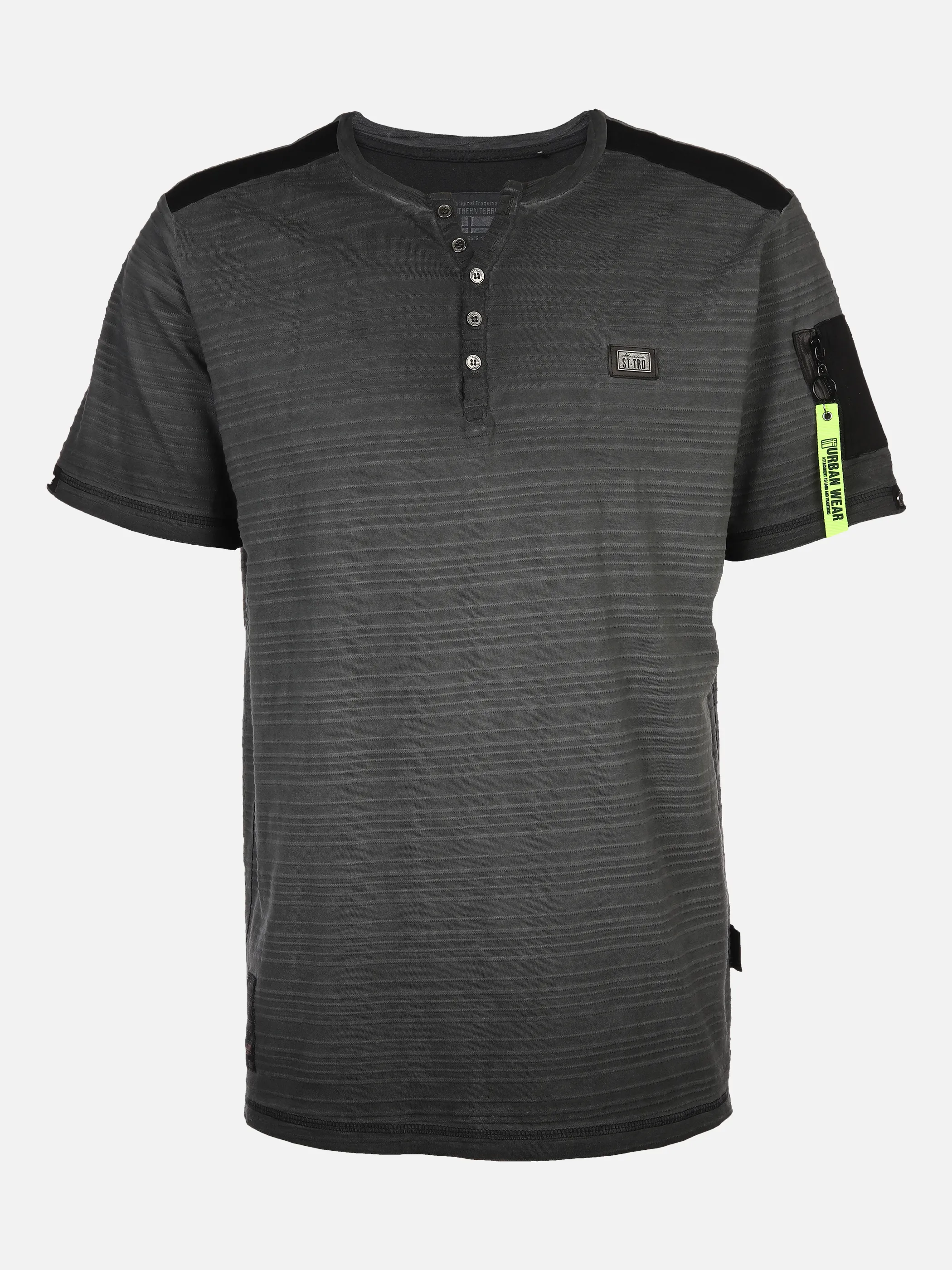 Southern Territory He. Henleyshirt 1/2 Arm Jacquard Schwarz 881707 SCHWARZ 1 Southern Territory He. Henleyshirt 1/2 Arm Jacquard Schwarz 881707 SCHWARZ 1