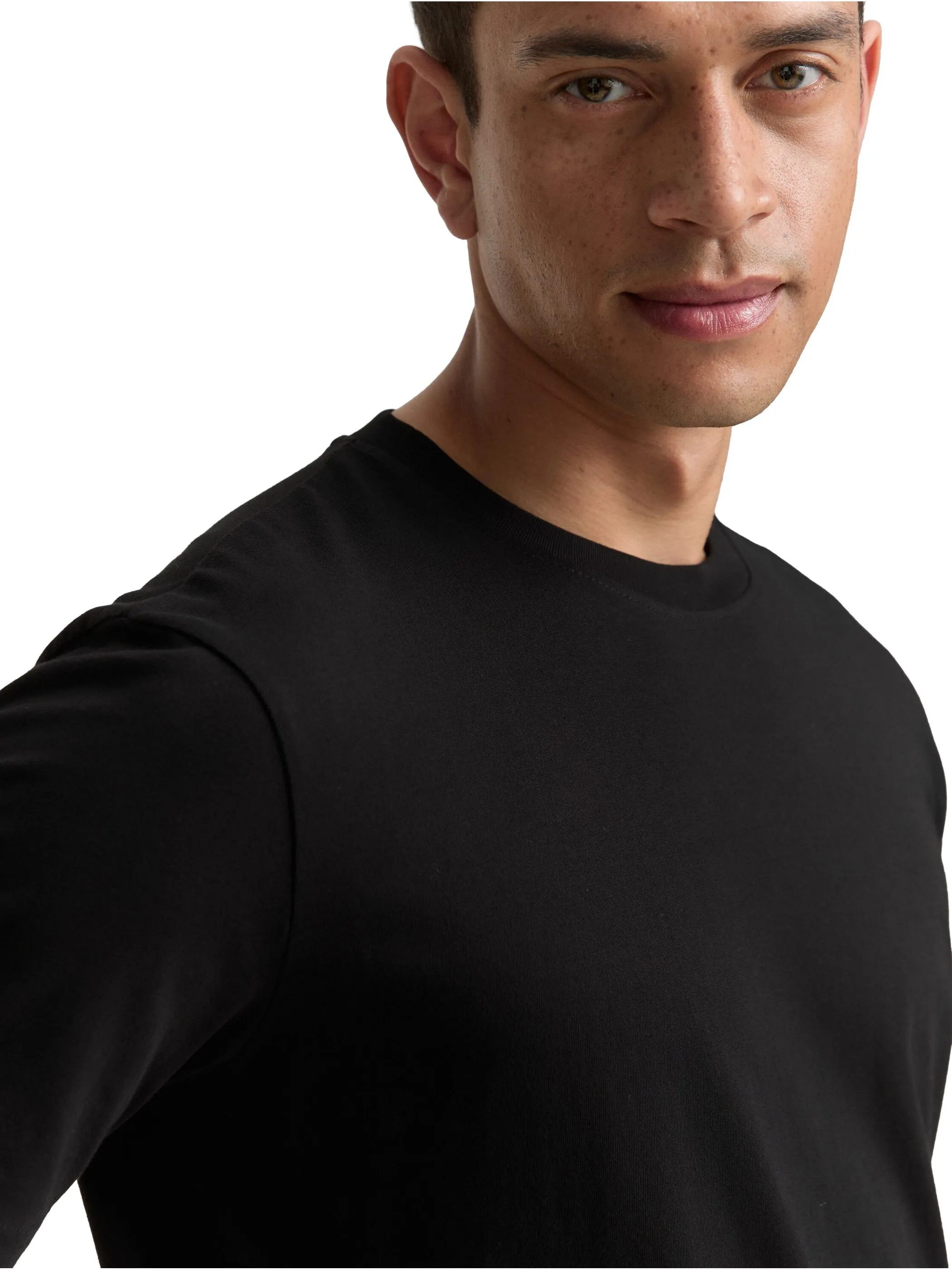 Tom Tailor 1048393 NOS double pack crew neck tee Schwarz 920946 29999 5