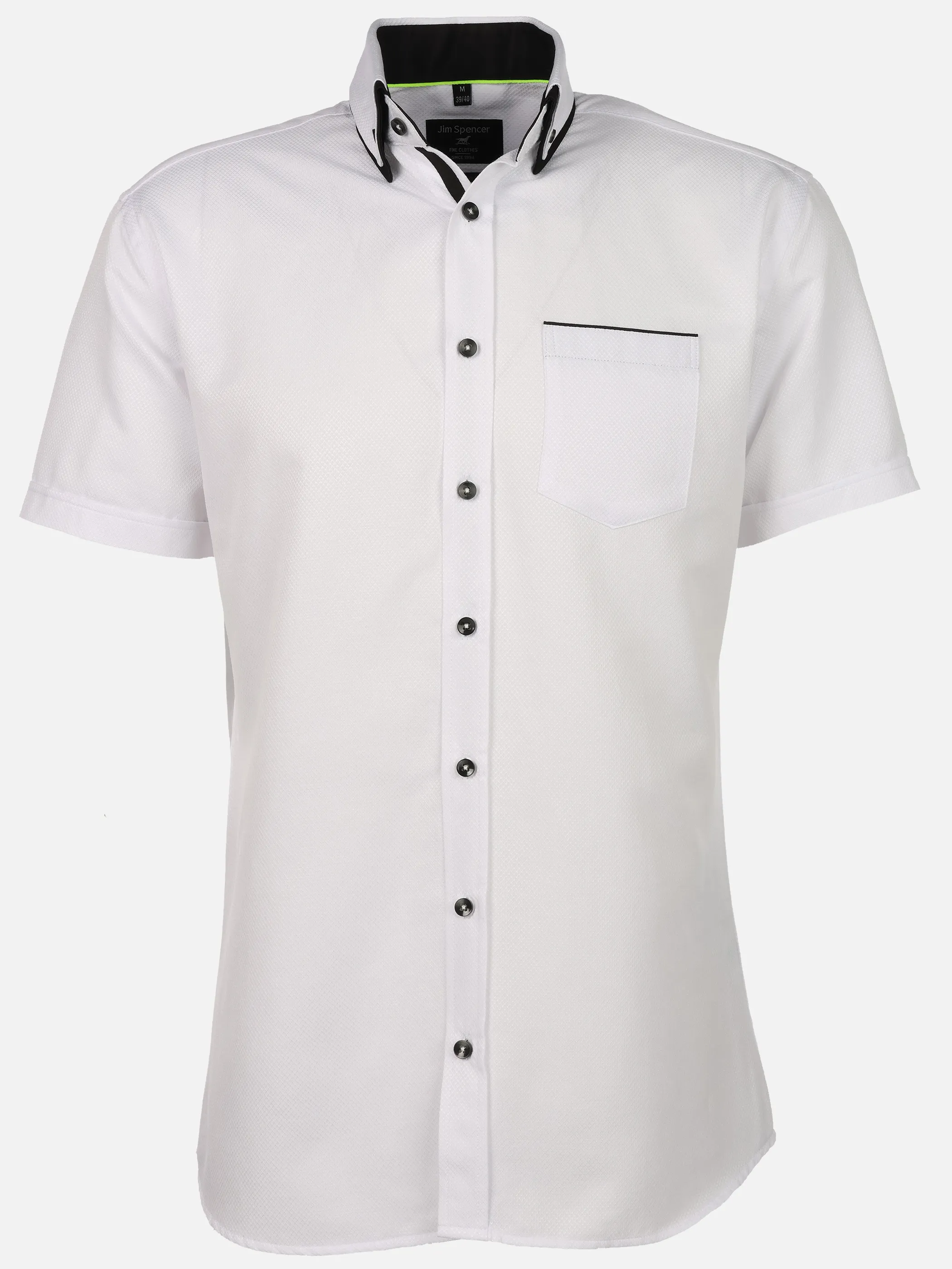 Jim Spencer He. Cityhemd 1/2 Arm celebrate Weiß 928342 WHITE 1