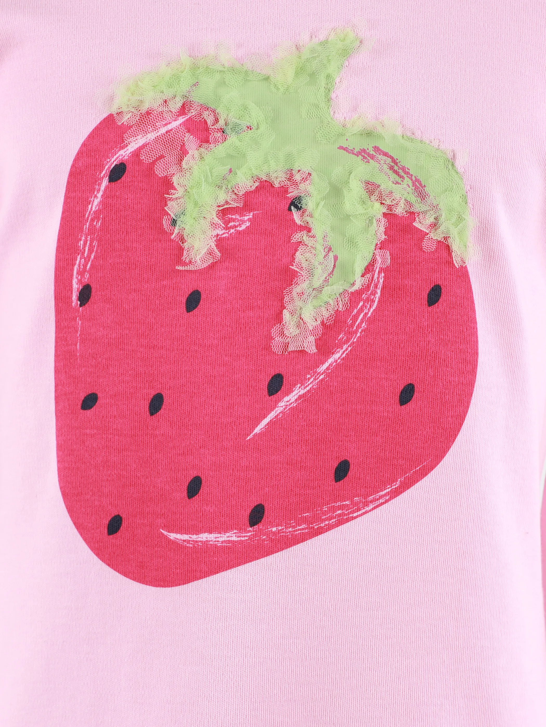 One Way MG Kleid mit Erdbeeren Print in rosa Rosa 921835 RO 3