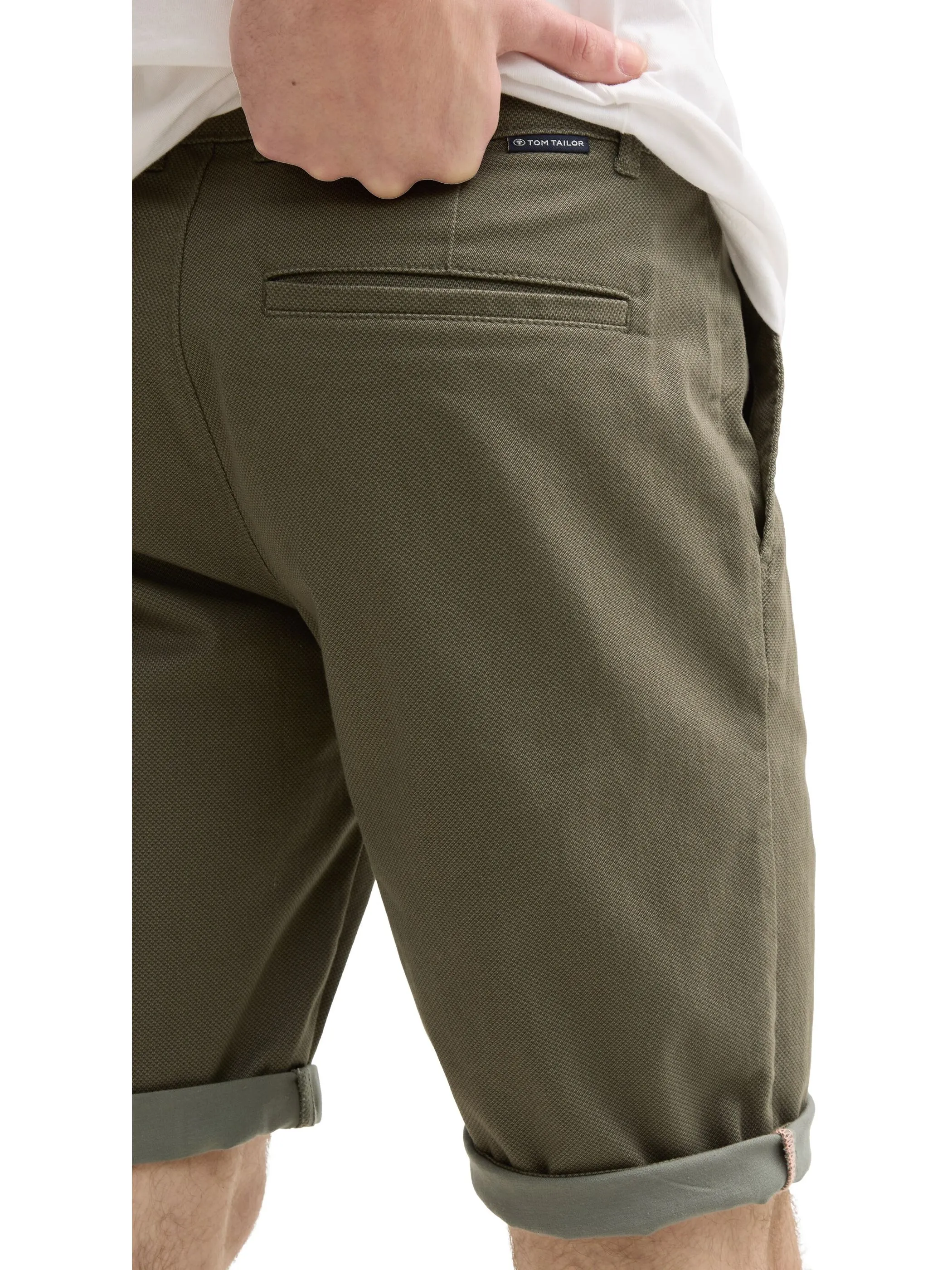 Tom Tailor 1047143 slim chino shorts Grün 905889 37215 3