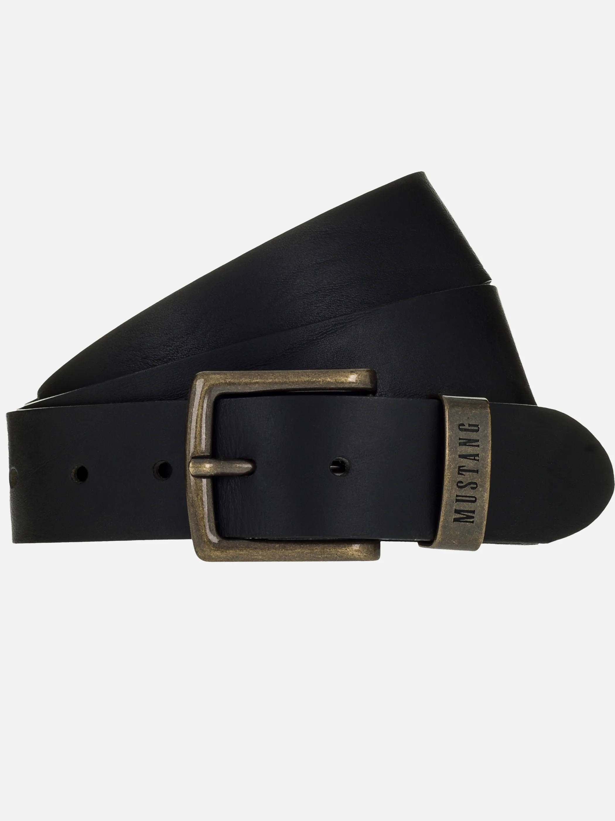 Mustang MG2085L22 40 mm Ledergürtel Q. Schwarz 917604 0790 1 Mustang MG2085L22 40 mm Ledergürtel Q. Schwarz 917604 0790 1