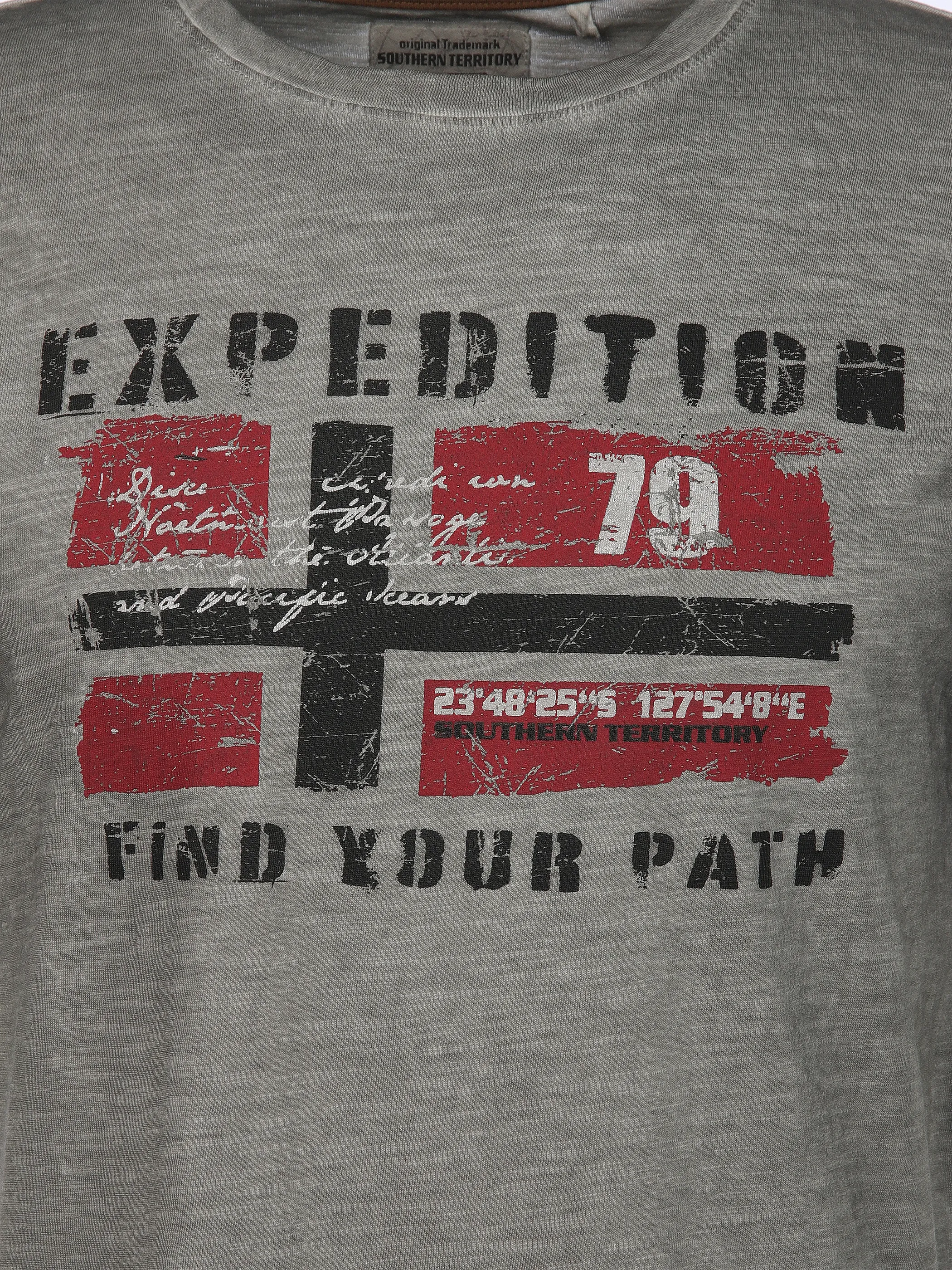 Southern Territory He. T-Shirt 1/2 Arm Logo Grau 910619 GRAU 3 Southern Territory He. T-Shirt 1/2 Arm Logo Grau 910619 GRAU 3