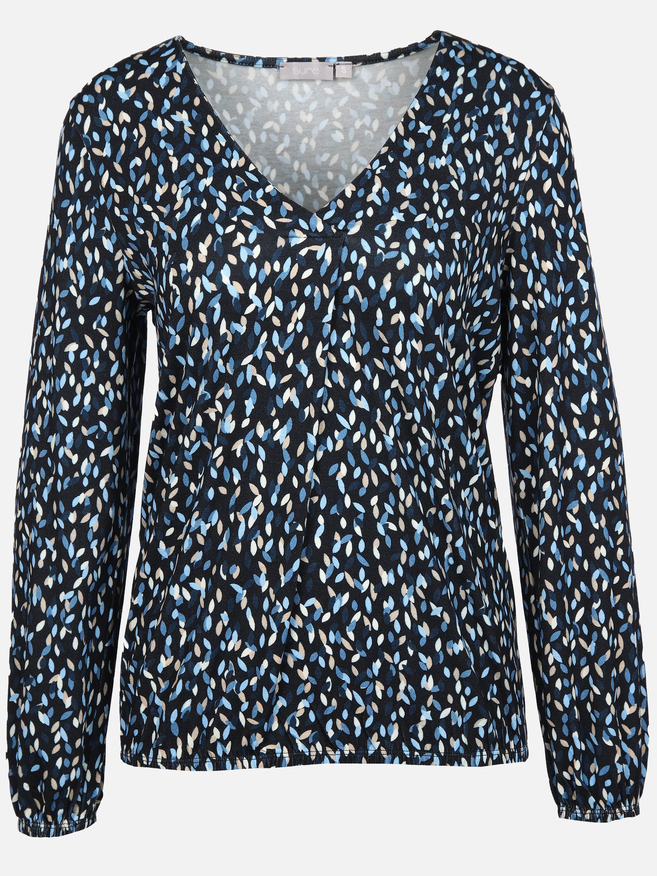 Sure Da-Shirt m. buntem Print Marine 893304 MARINE 1