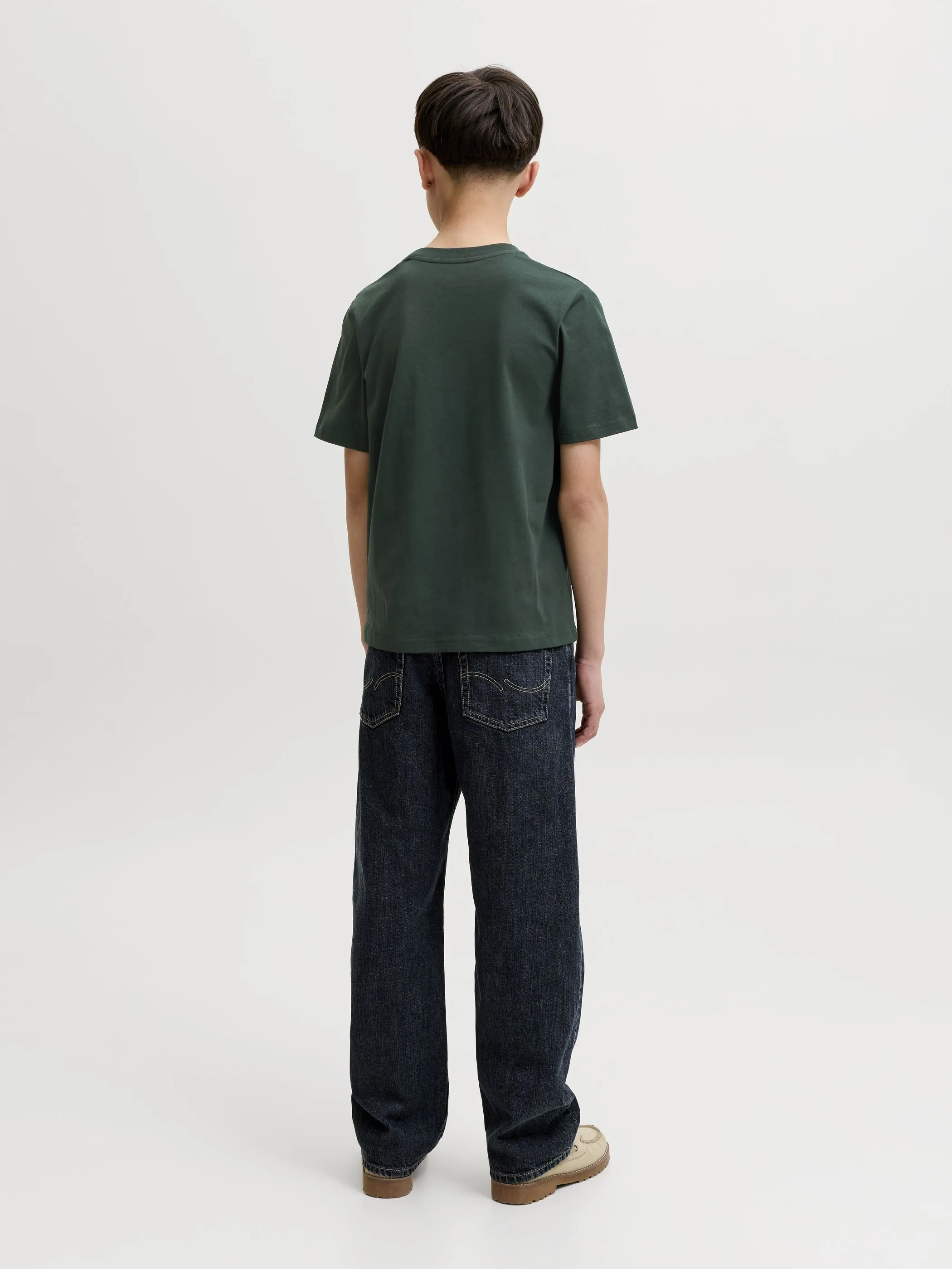 Jack&Jones Junior 12237435 JJESTAR JJ TEE SS NOOS JNR Schwarz 879589 177578 2
