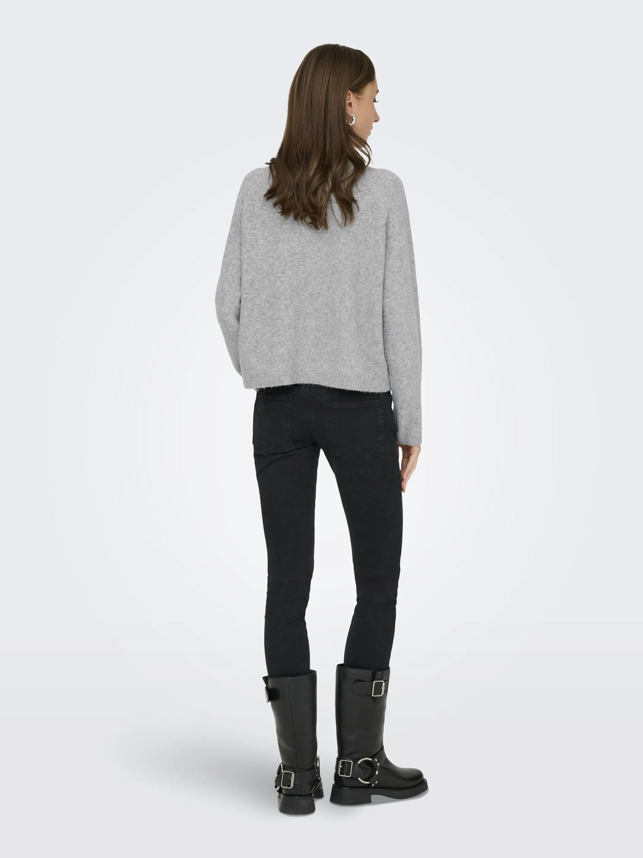 Only 15344118 ONLPIEMONTE L/S CARDI Grau 913077 179073 5