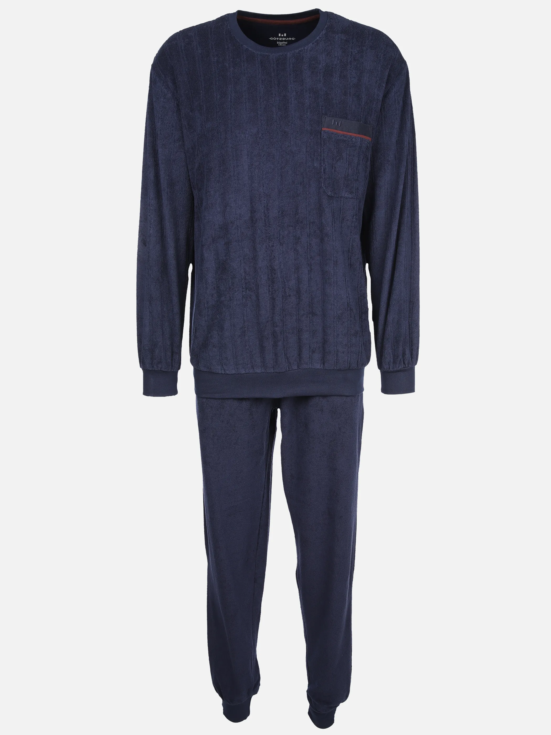 Götzburg 452271/7309 He Pyjama, Frottee Blau 901940 660 1 Götzburg 452271/7309 He Pyjama, Frottee Blau 901940 660 1