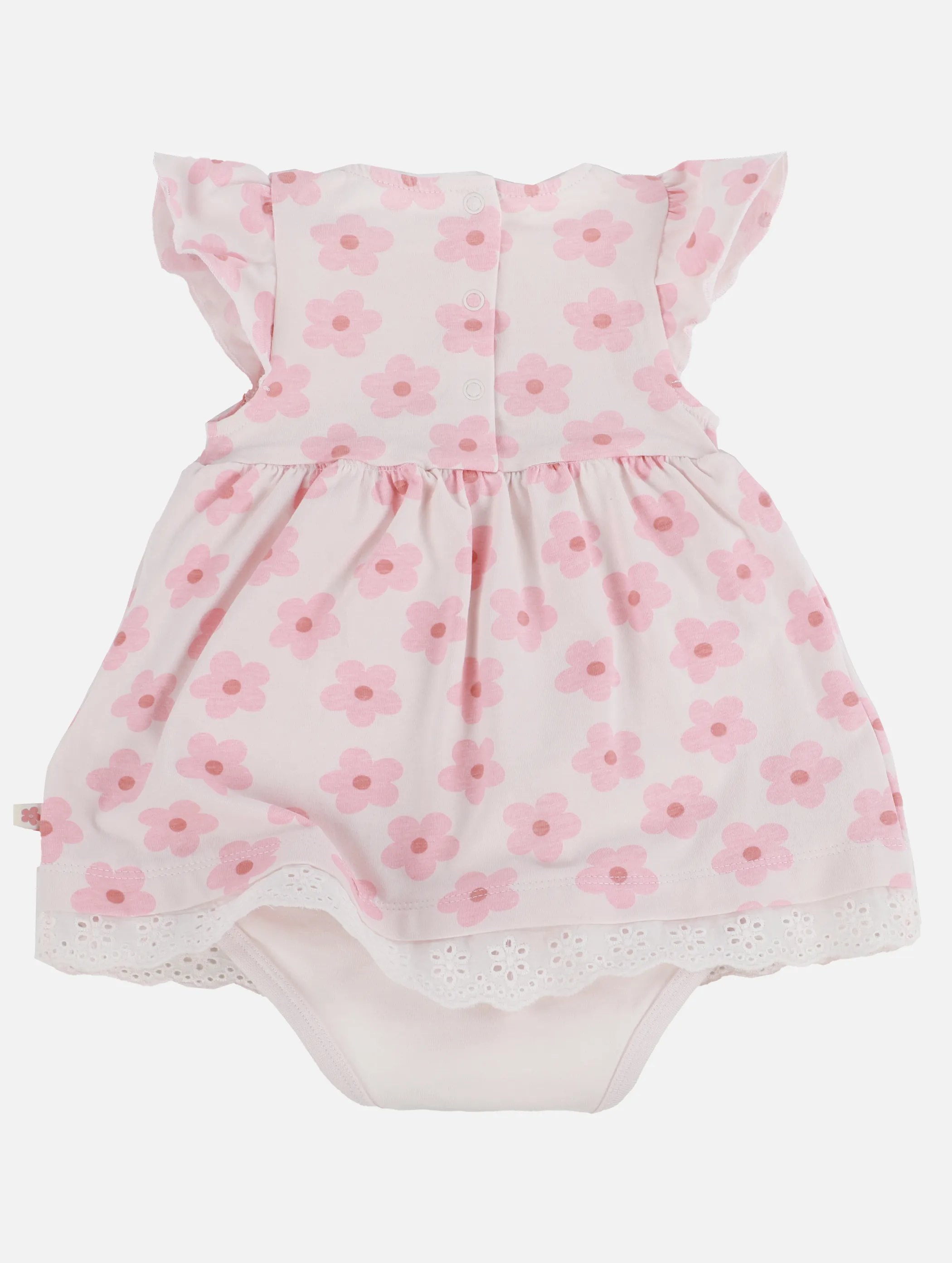 Bubble Gum BM Kleid mit Blumen AOP und Fake Body Pink 905631 PINK 2