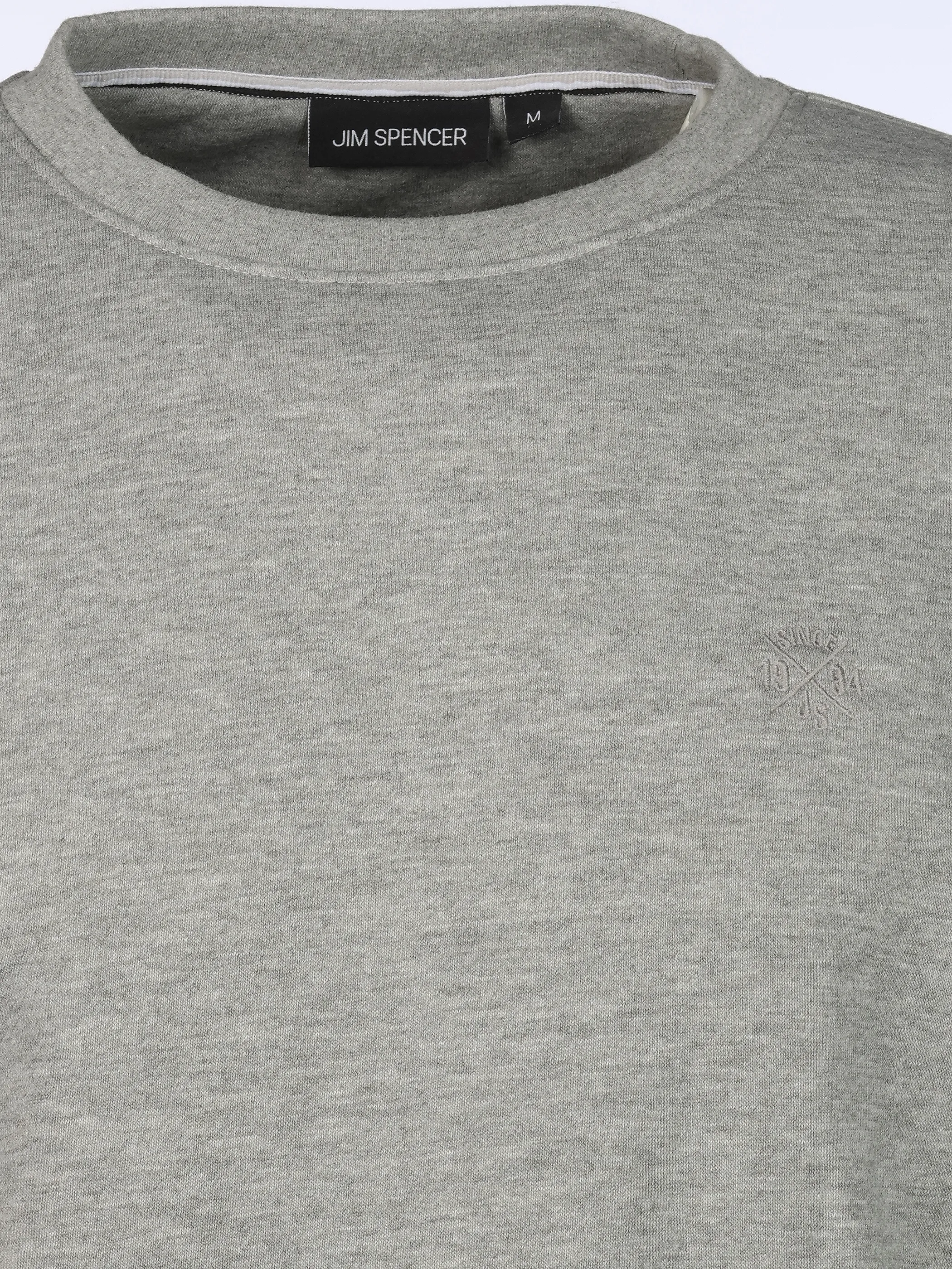 Jim Spencer He. Sweatshirt crewneck Grau 919312 GREY MEL 3 Jim Spencer He. Sweatshirt crewneck Grau 919312 GREY MEL 3