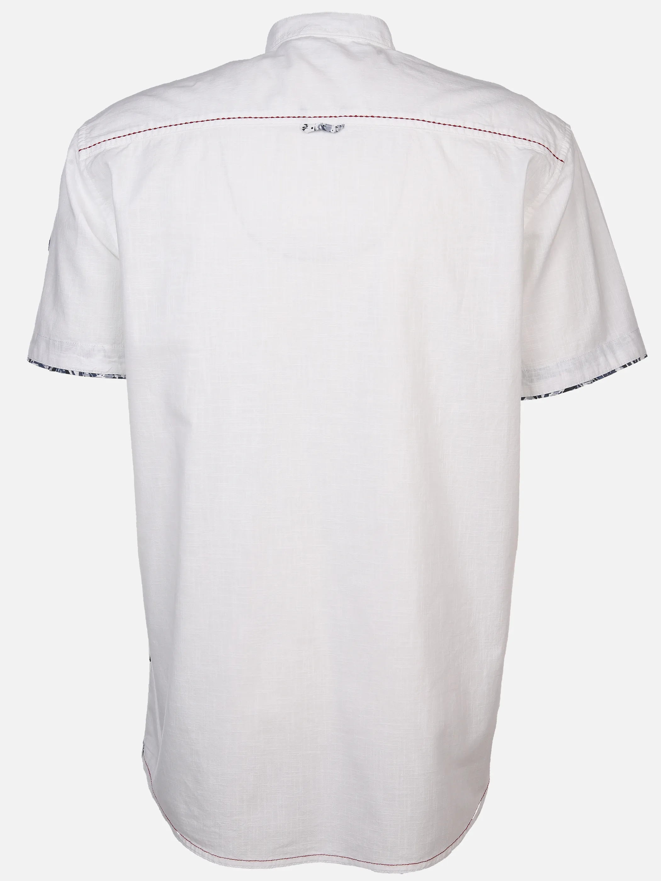 Jim Spencer He. Stehkragenhemd 1/2 Arm Weiß 894398 WHITE 2 Jim Spencer He. Stehkragenhemd 1/2 Arm Weiß 894398 WHITE 2