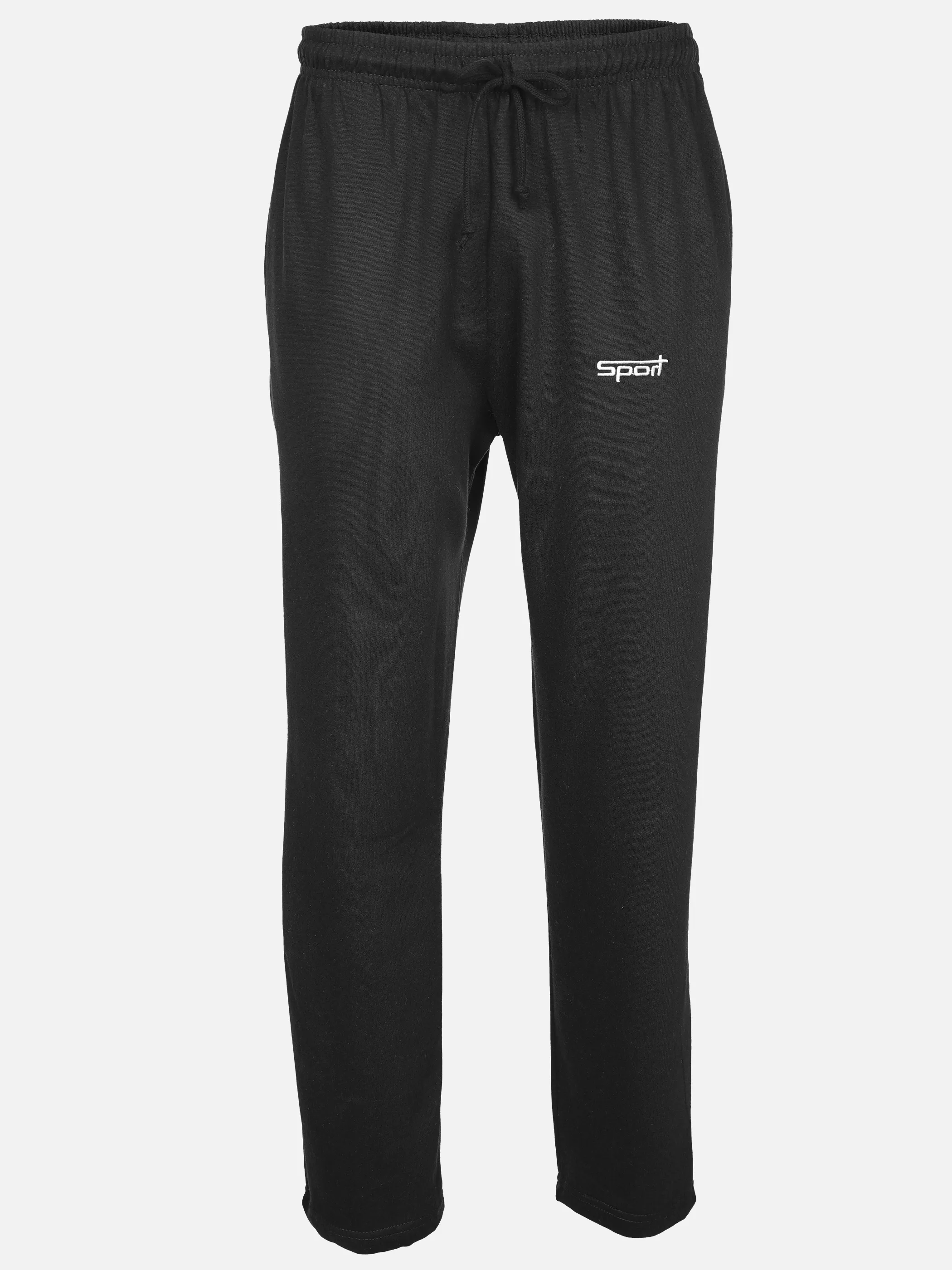 Grinario Sports He-Jogginghose offen Schwarz 911580 BLACK 1 Grinario Sports He-Jogginghose offen Schwarz 911580 BLACK 1