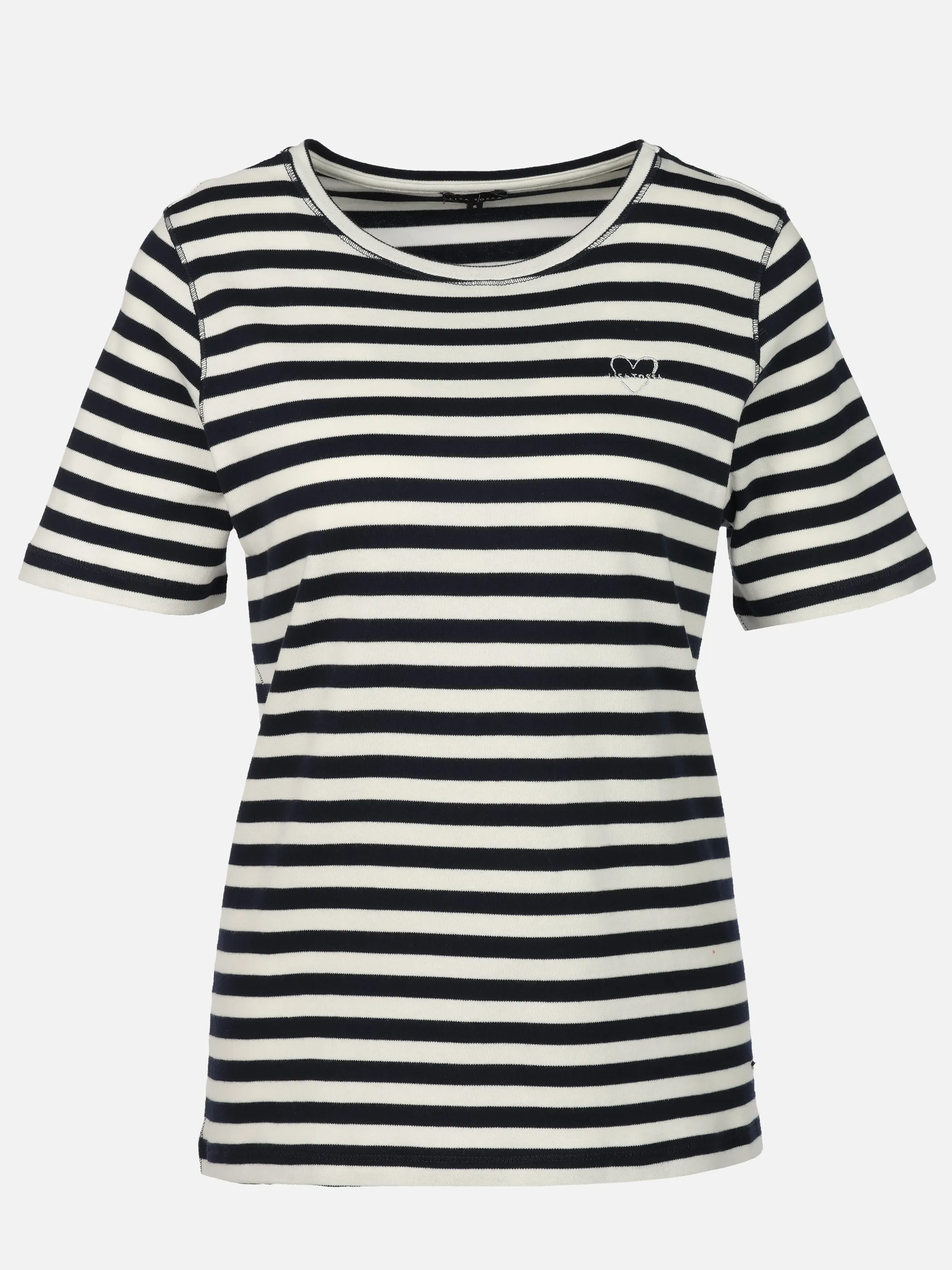 Lisa Tossa Da-T-Shirt m. Streifen Blau 921024 SAPHIRE 1