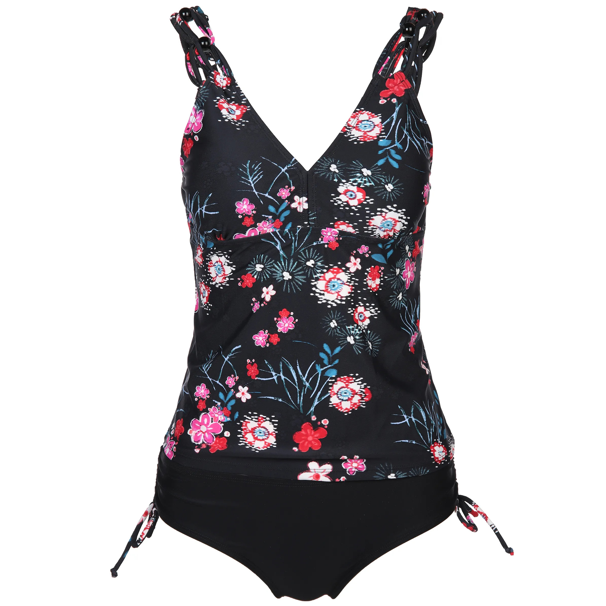 Grinario Sports Da-Tankini-Set mit Druck Schwarz 876928 BLACK 1