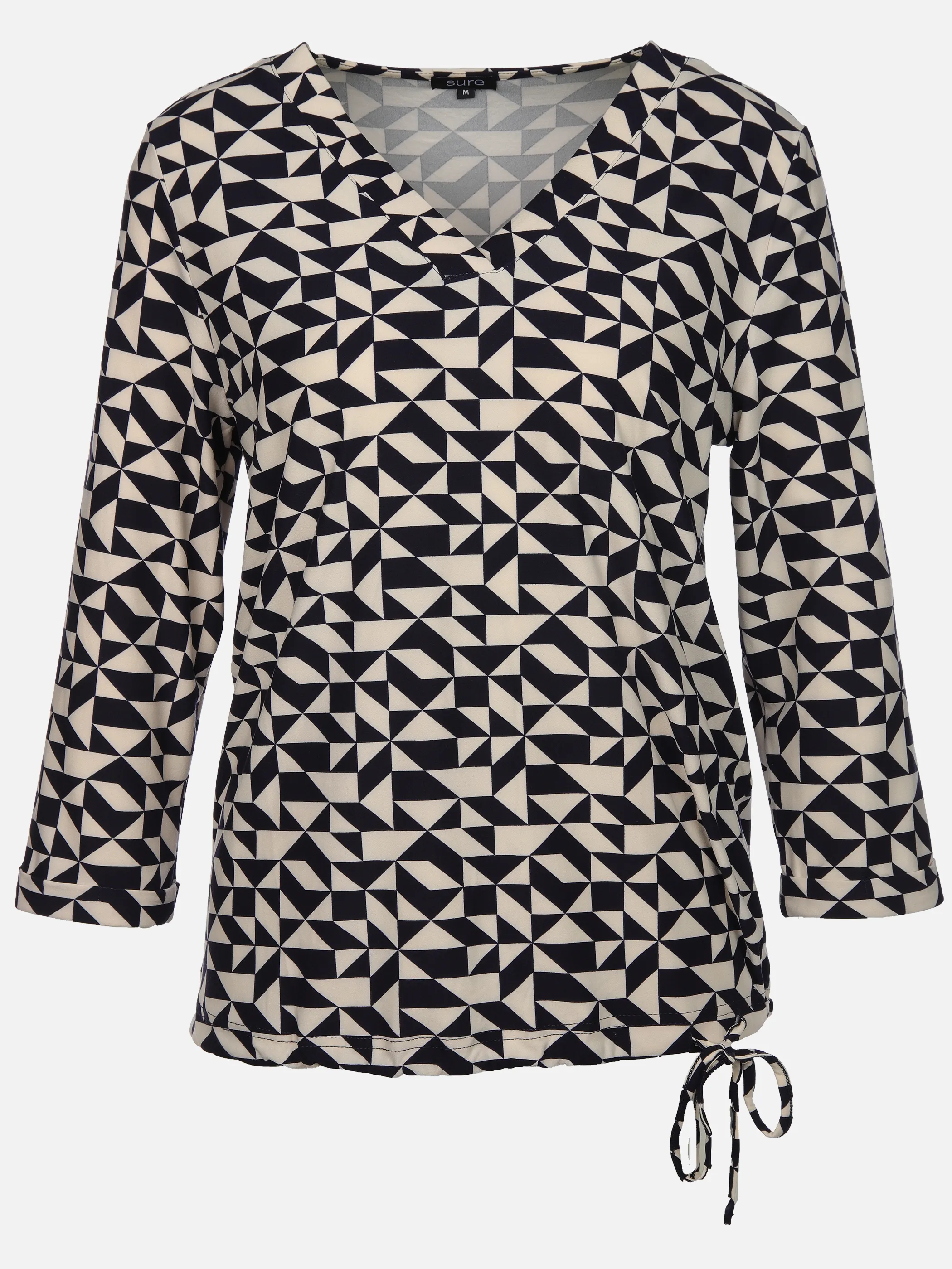 Sure Da-Alloverprint-Shirt Grün 912768 DARK MILK 1