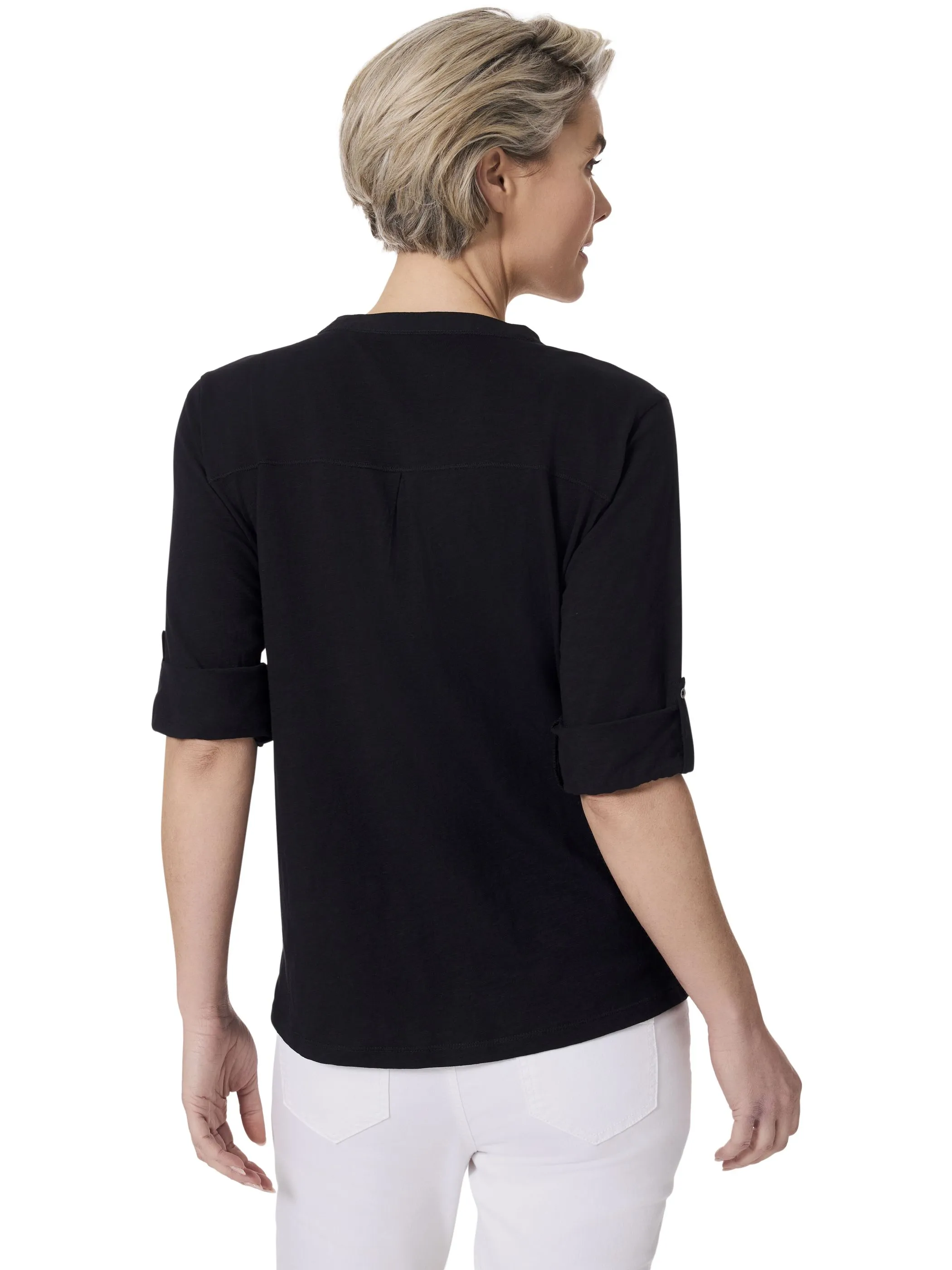 Stooker DOB 25560100006999 Da. T-Shirts / Schwarz 906334 6999 2