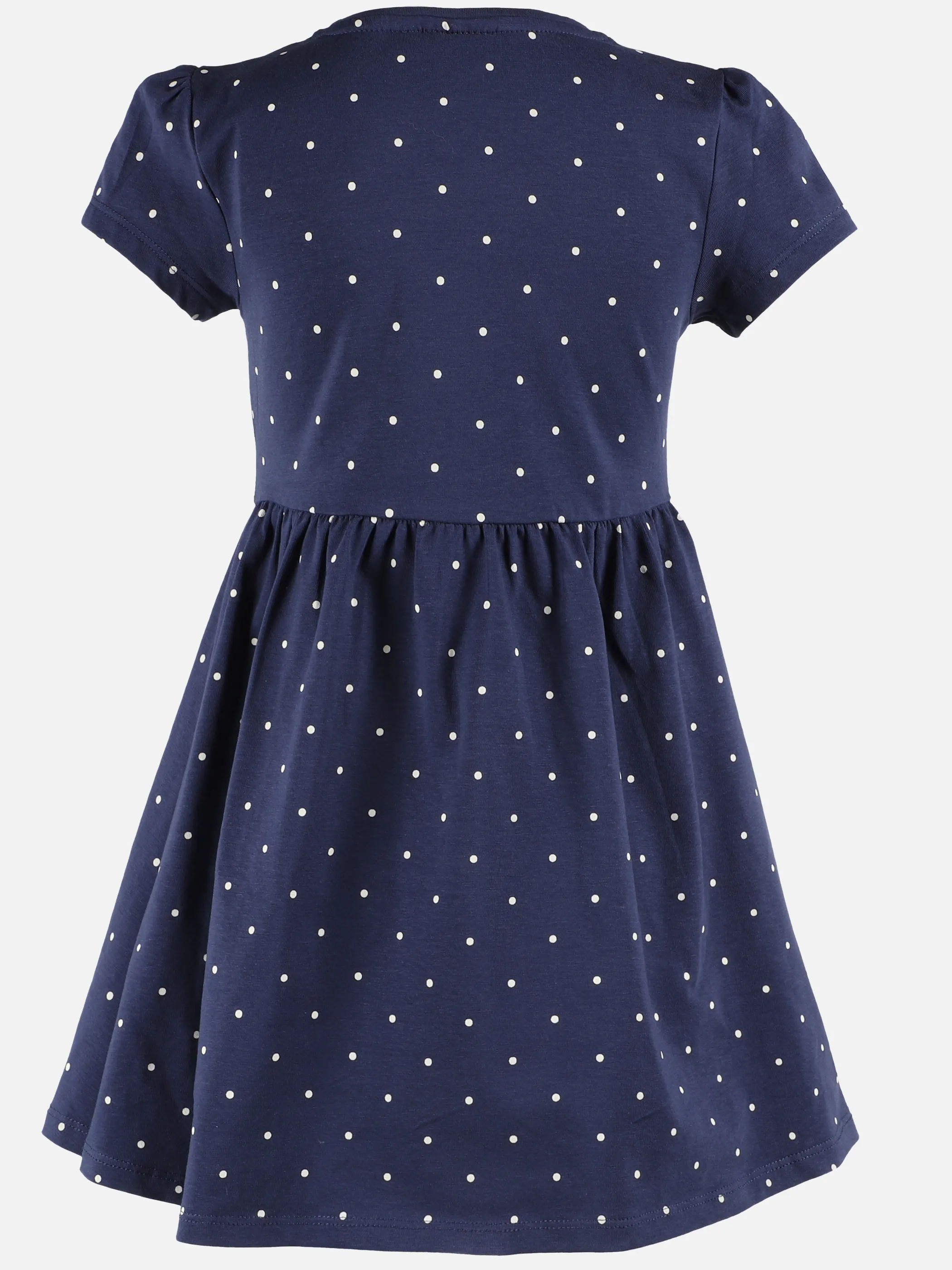 Stop + Go KM kurzarm Kleid mit Ballerina Frontdruck in navy Blau 890764 NAVY 2