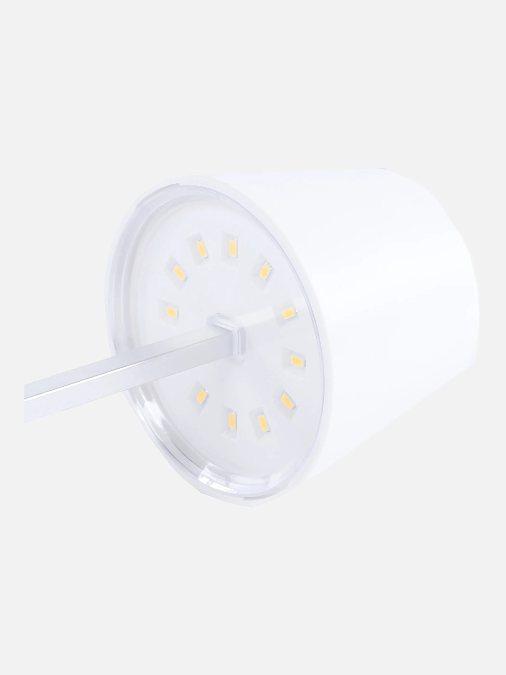 Deko Artikel LED Tischleuchte 26cm 3 Stufen Weiß 873833 WEIß 4