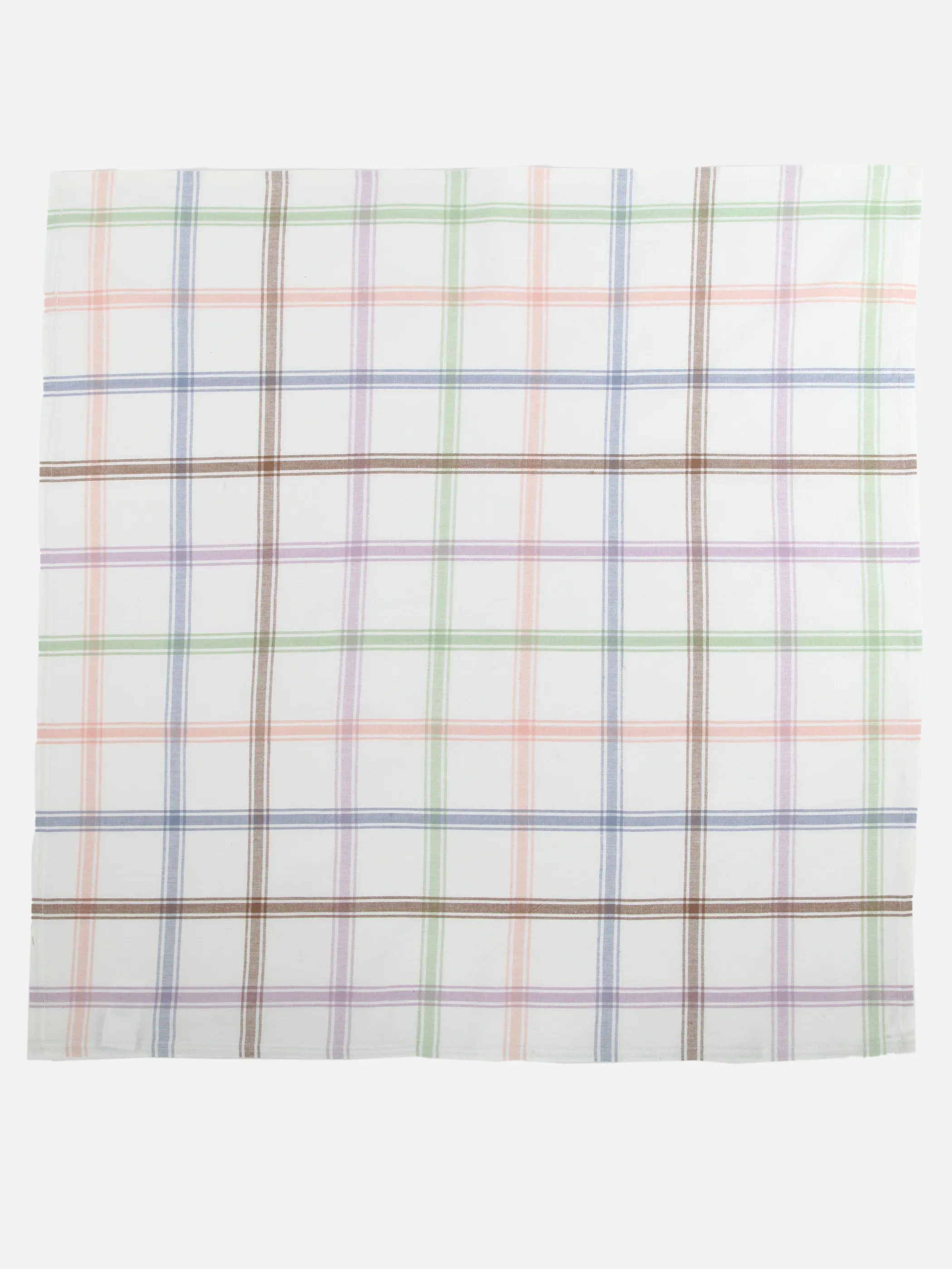 AWG Mode - Tischdecke mit Streifen 80x80cm | WEIß | 80/80