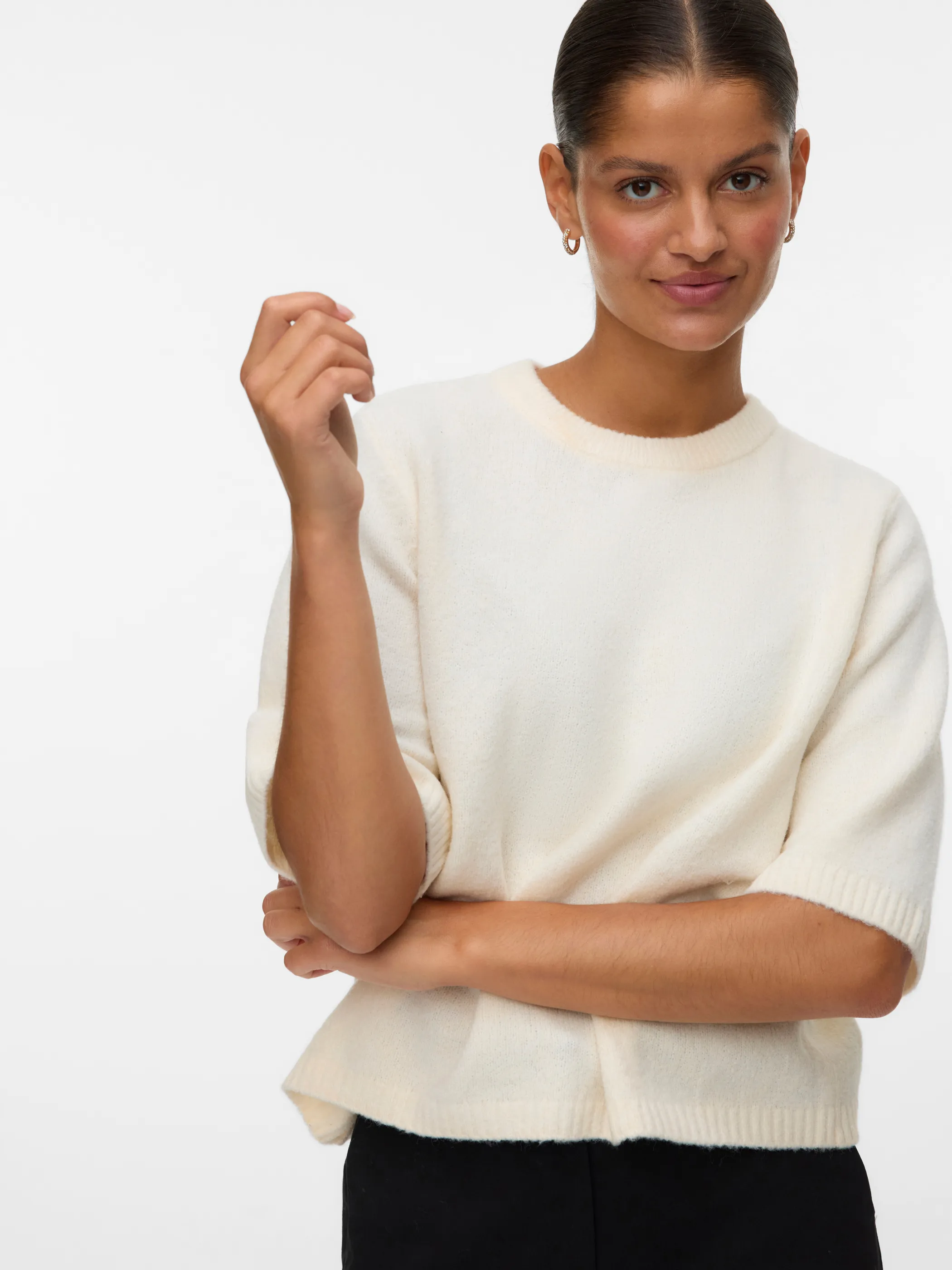Vero Moda 10325934 VMBOOM 2/4 O-NK OVERS Weiß 913150 222913001 2