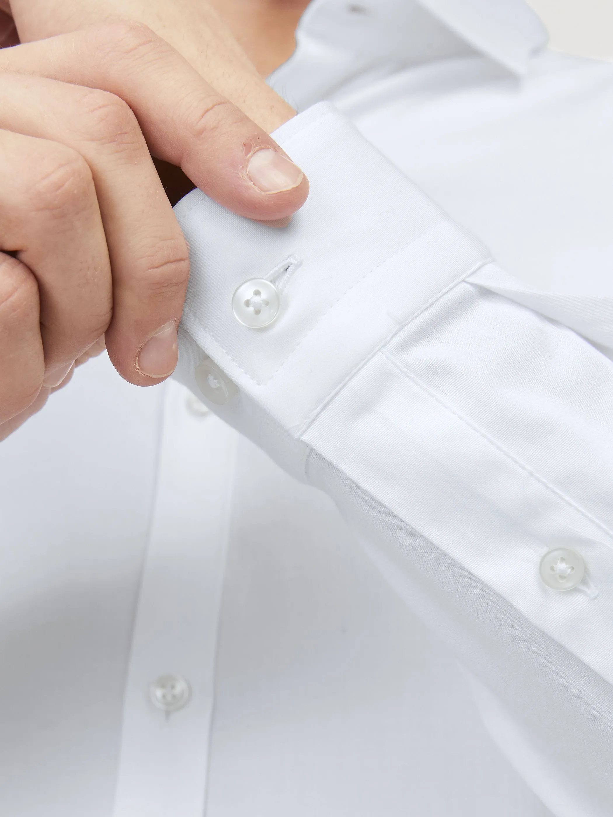 Jack&Jones Premium 12097662 JJPRPARMA SHIRT L/S N Weiß 841489 178074002 5