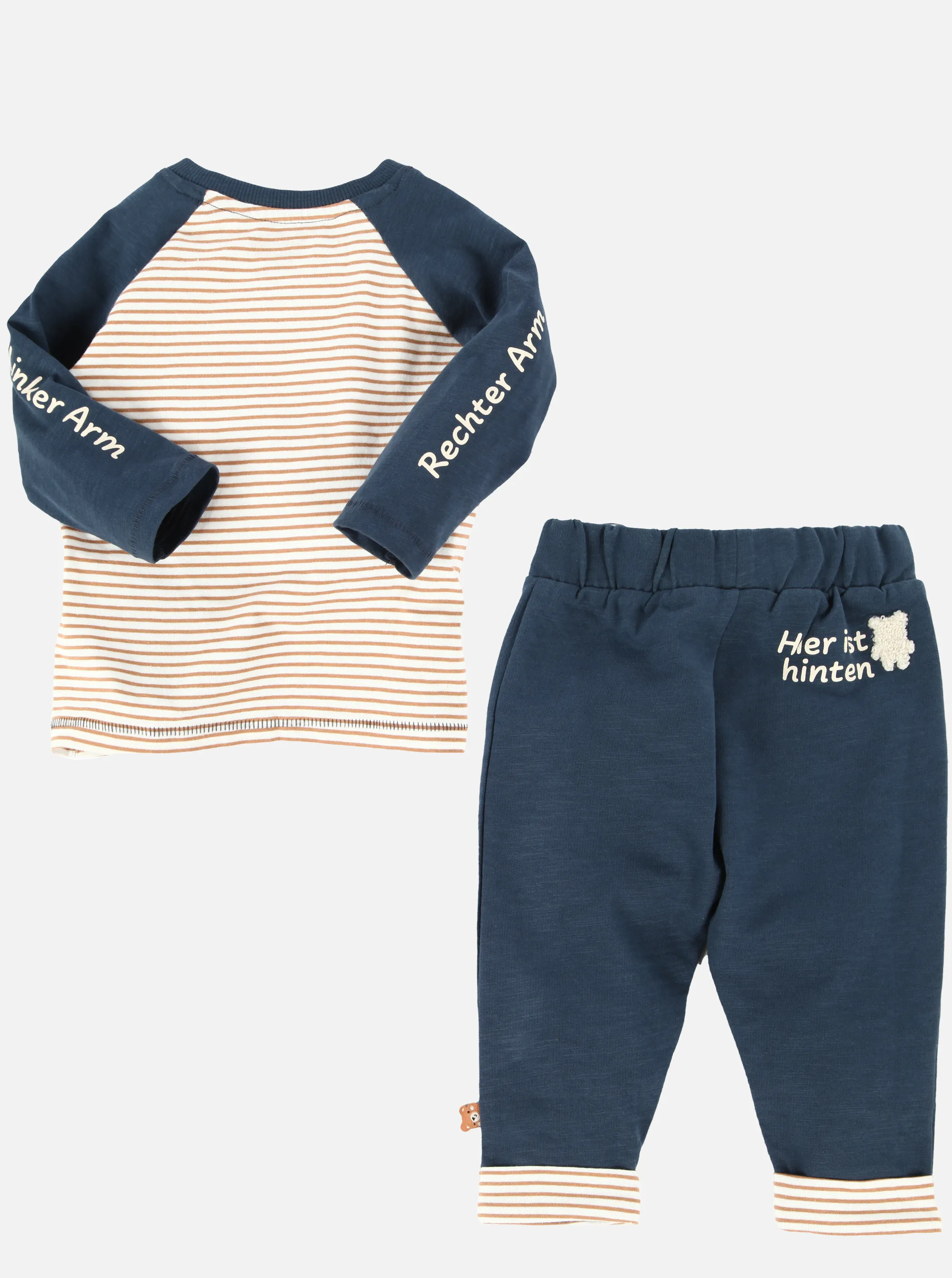 Bubble Gum BJ 2 pcs Set Longsleeve+Joggpants in dunkelblau Marine 899444 DUN 2