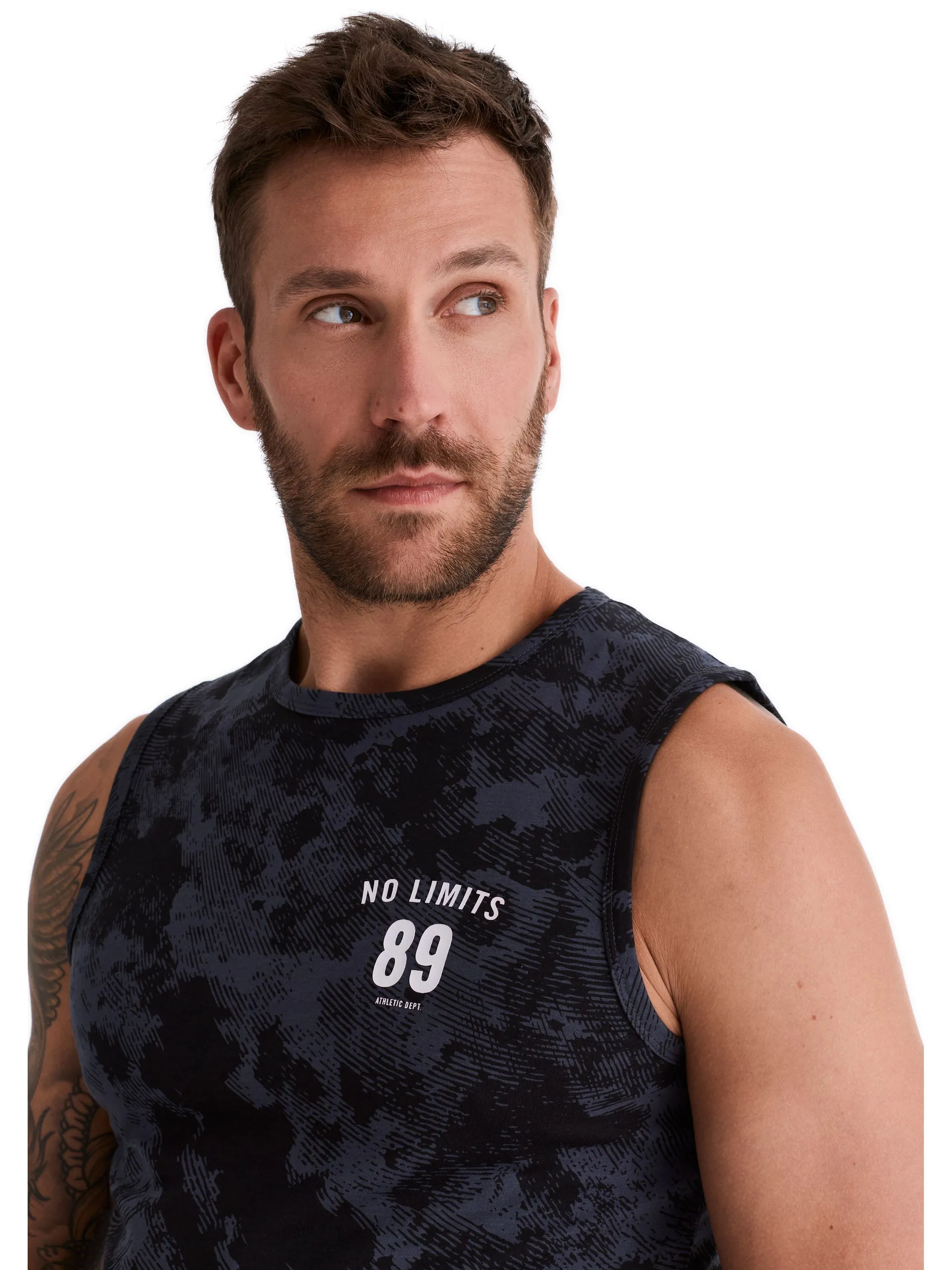 HERO by John Medoox 74250350009152 He-Tanktop "Till" Grau 928400 9152 3