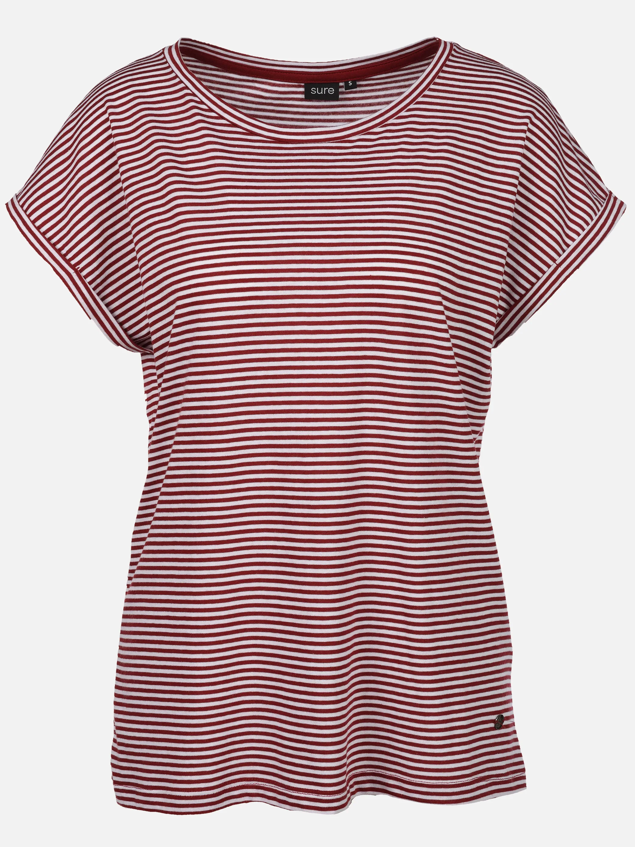 Sure Da-Streifen-T-Shirt Rot 922010 RHUBARB 1
