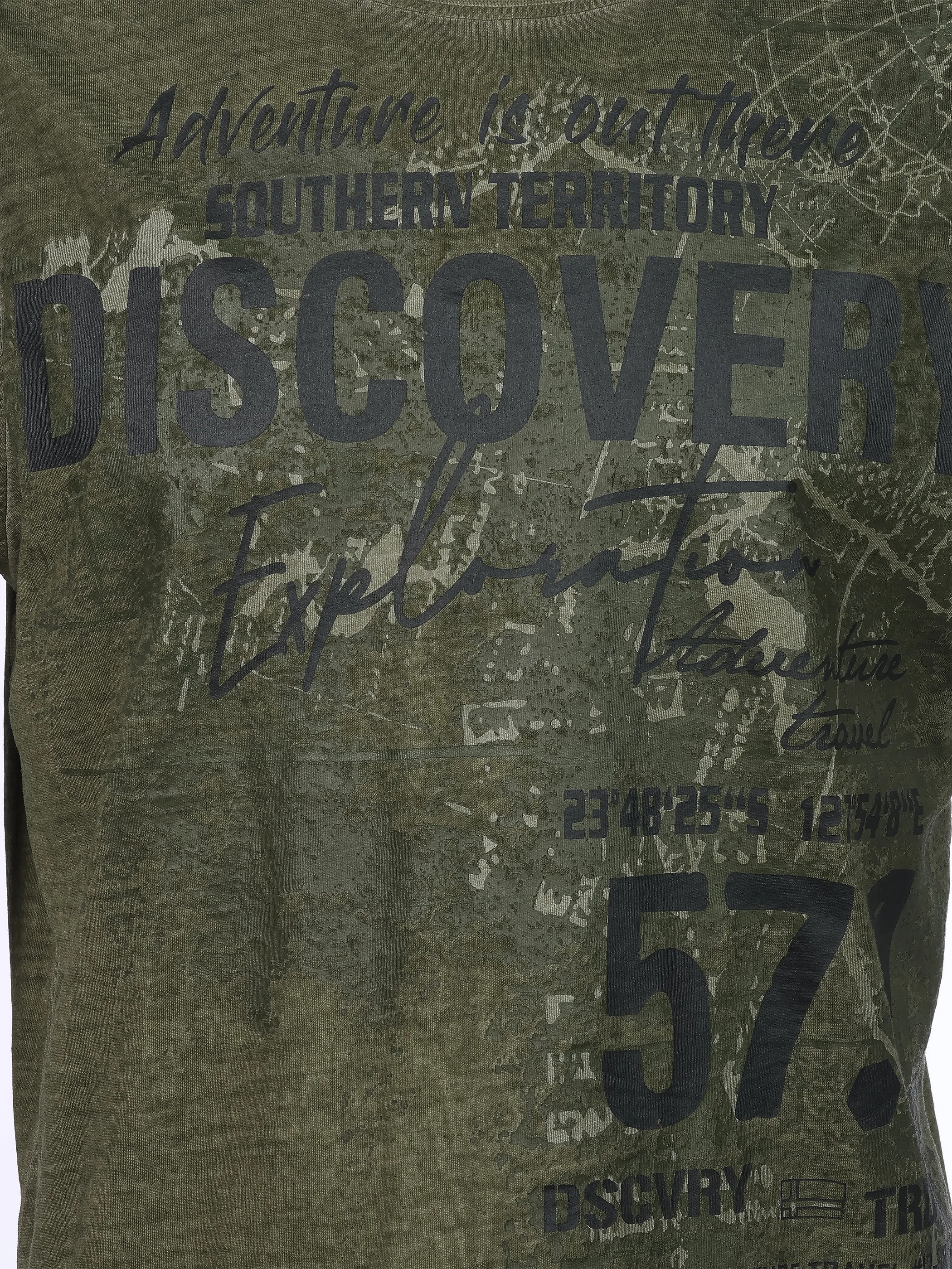 Southern Territory He. Muscleshirt allover washer Oliv 925214 OLIVE 3