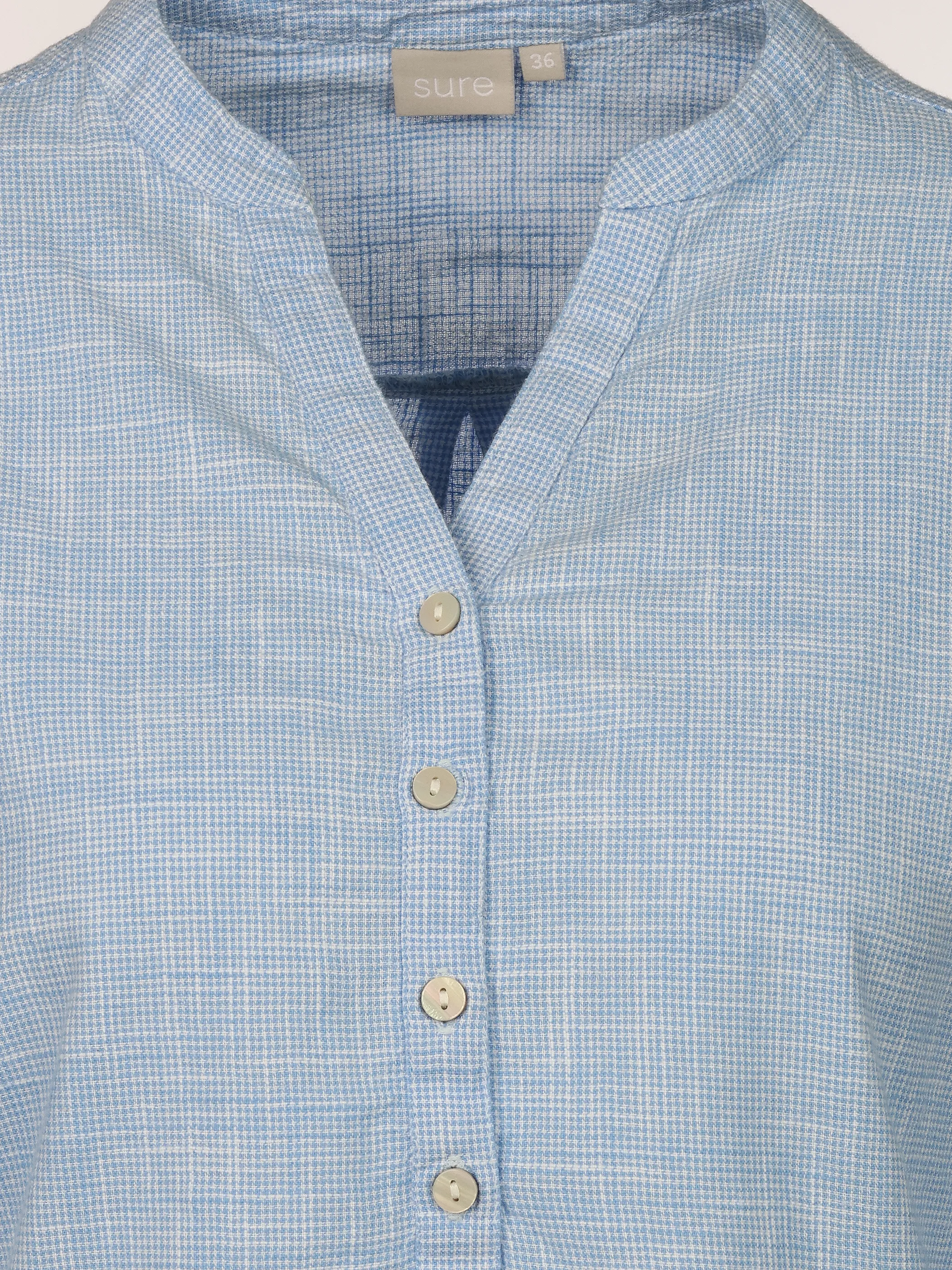 Sure Da-Langarm-Bluse Blau 922454 BLUE 3